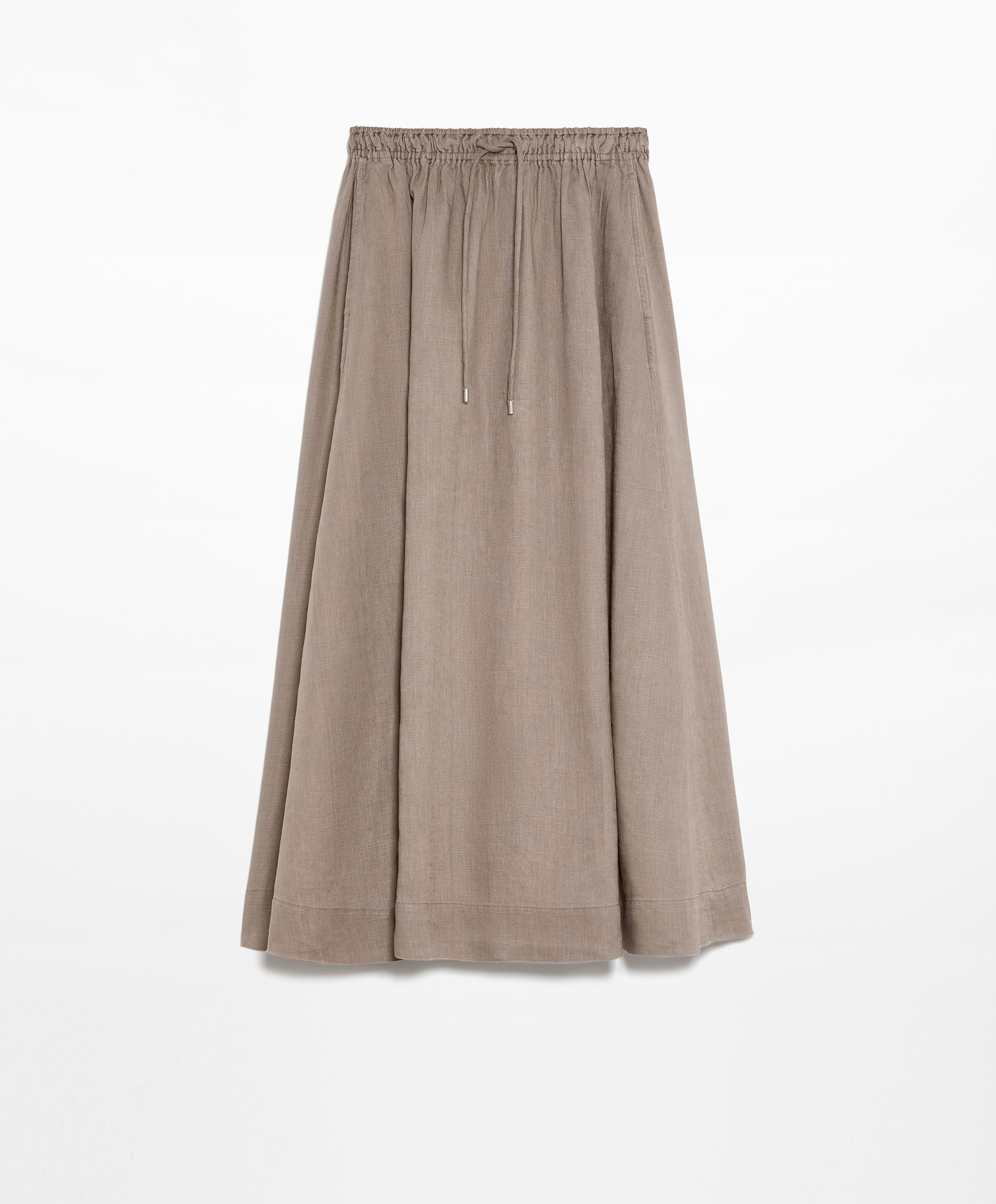 Long 100% linen skirt