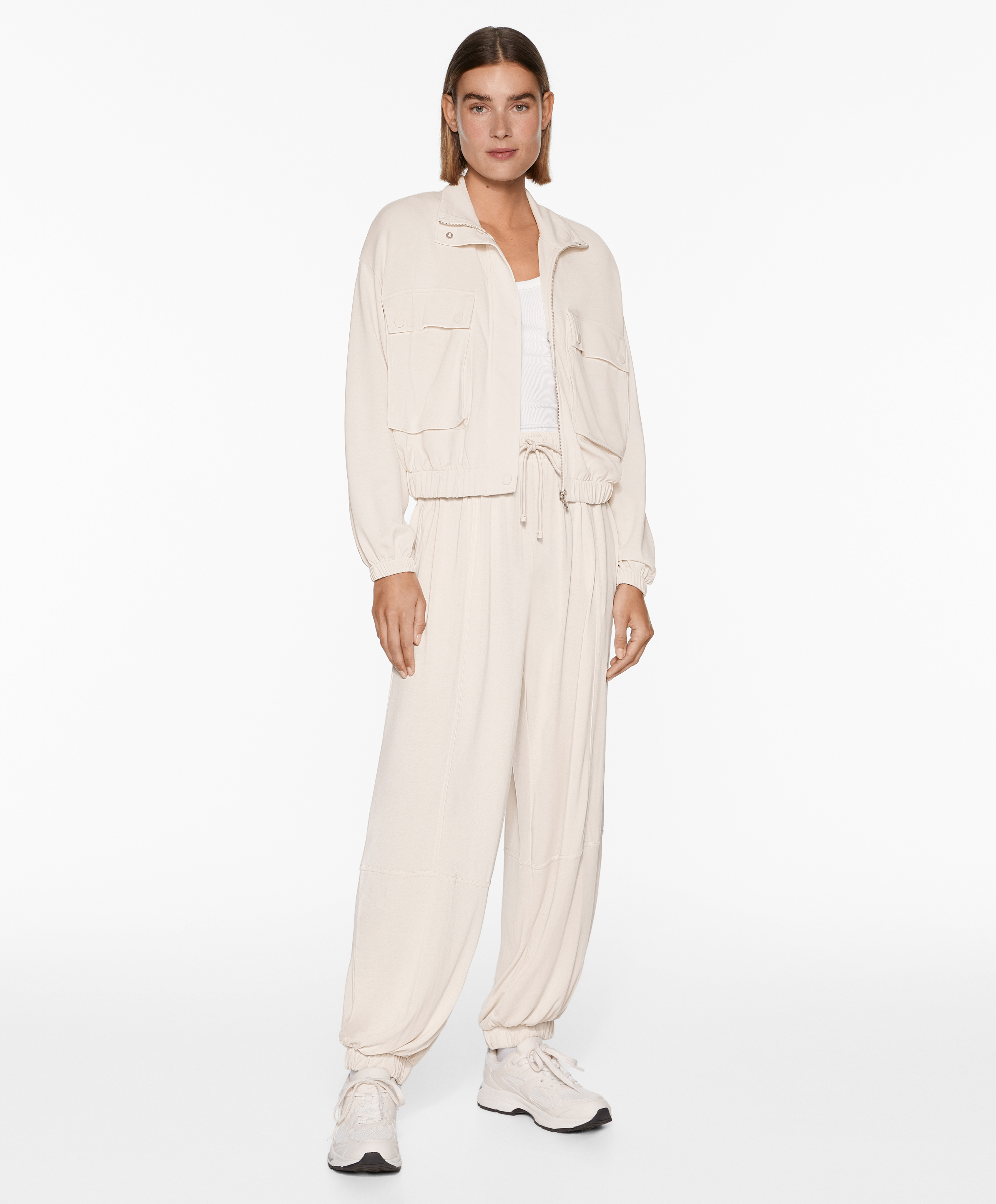 Extra-wide joggers with modal