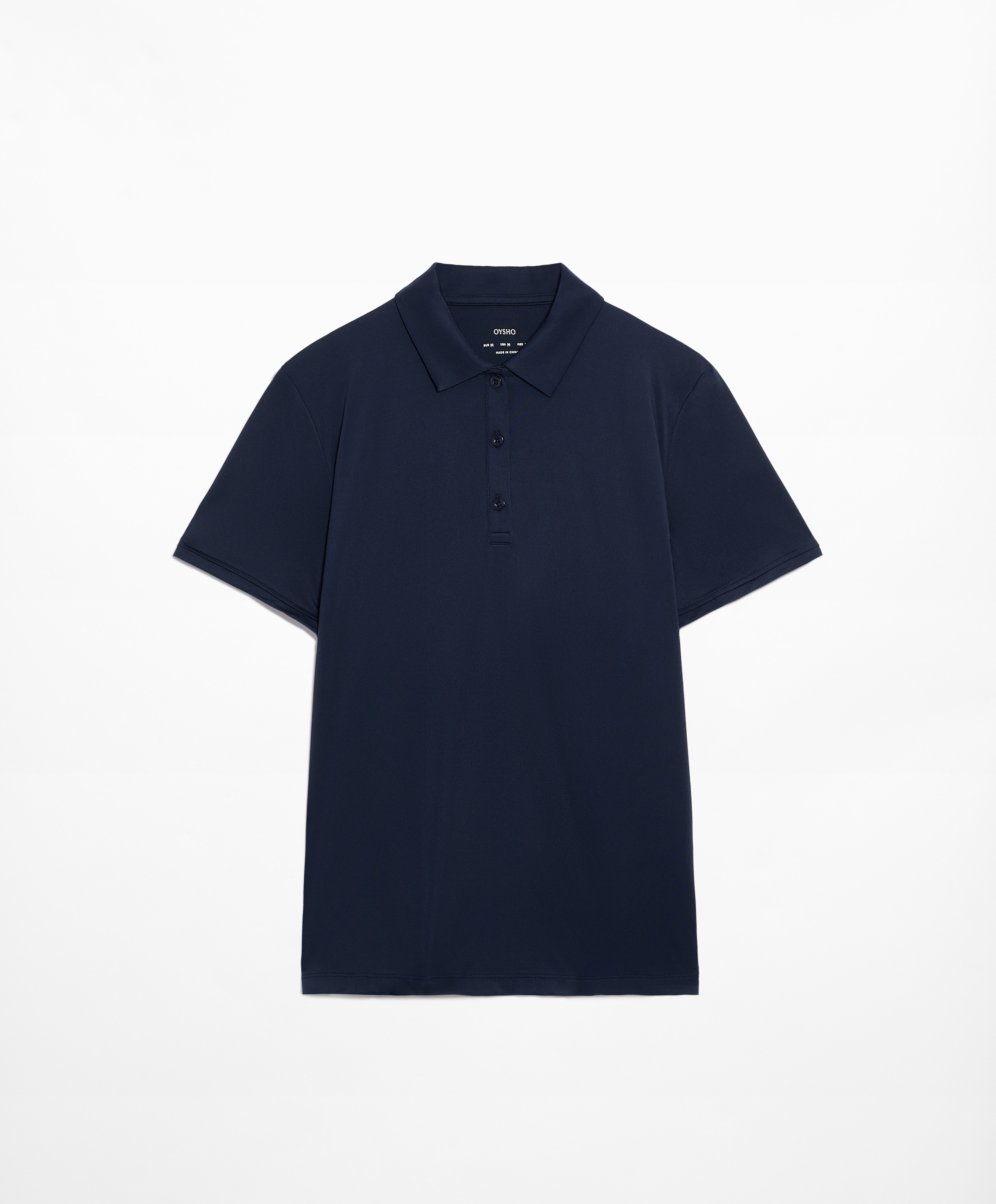 Short-sleeved technical polo shirt
