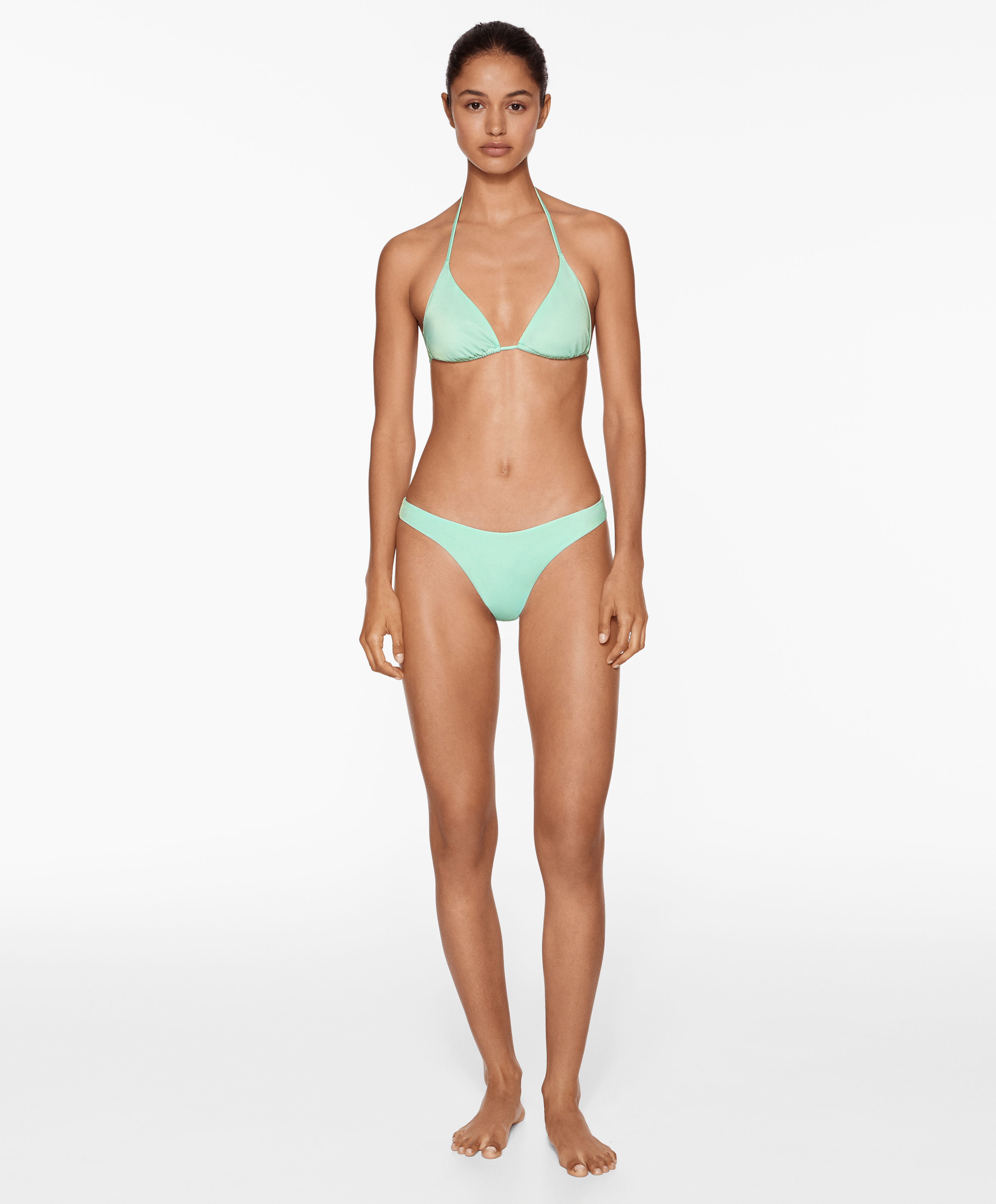 U-cut Brazilian bikini briefs