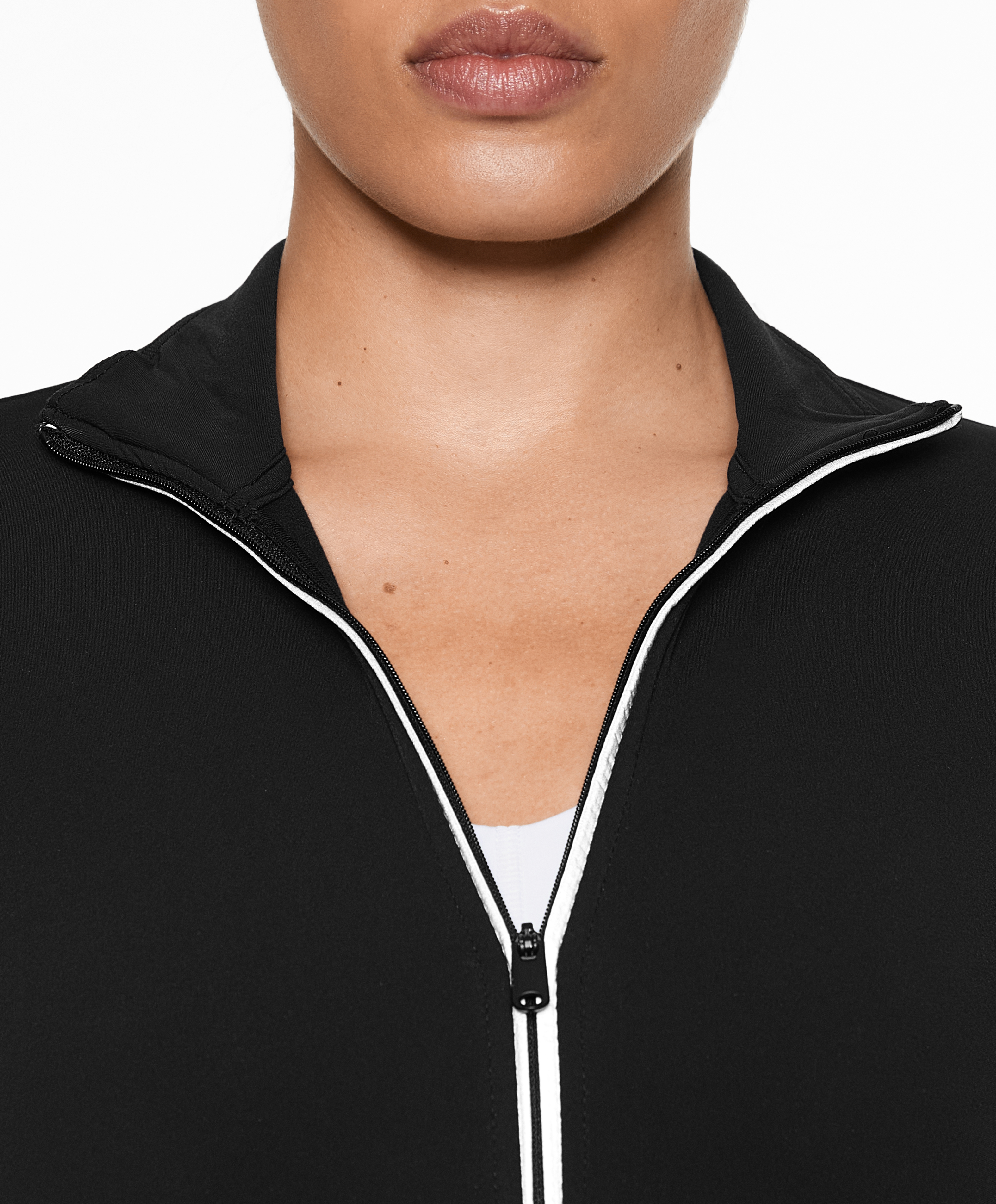 Panel detail technical jacket for running
