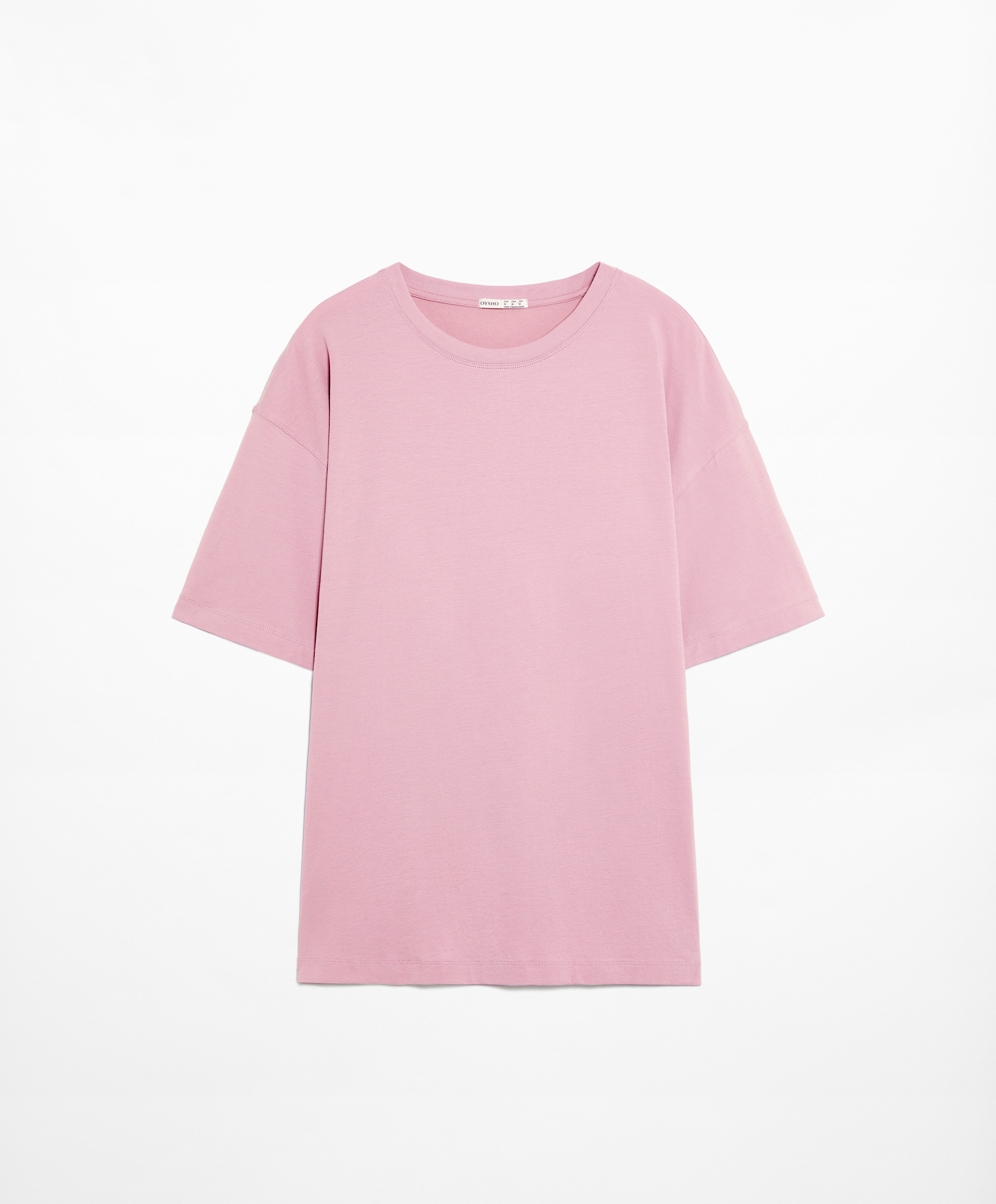 Short sleeve cotton blend T-shirt