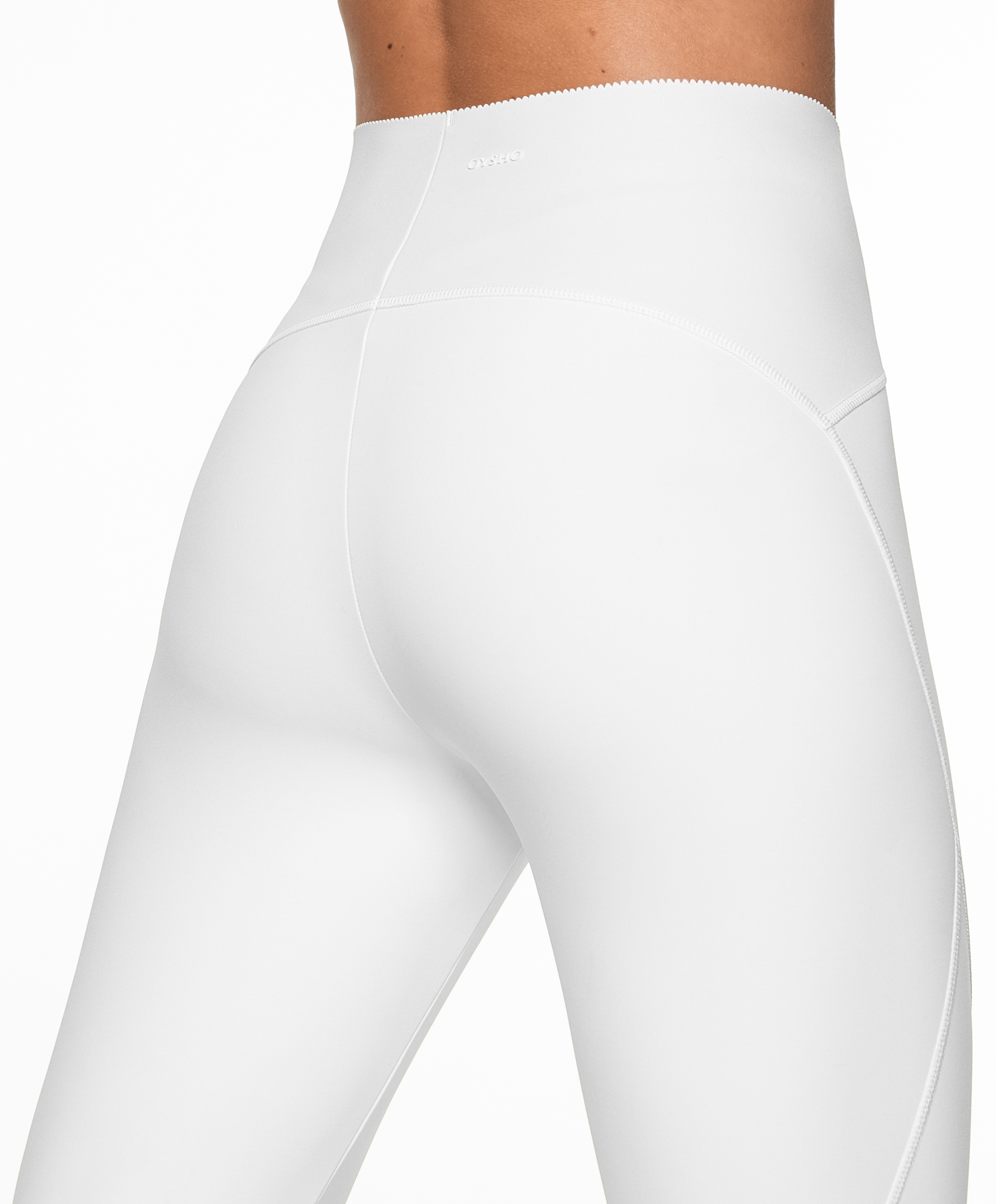 Basic compressive ankle-length leggings