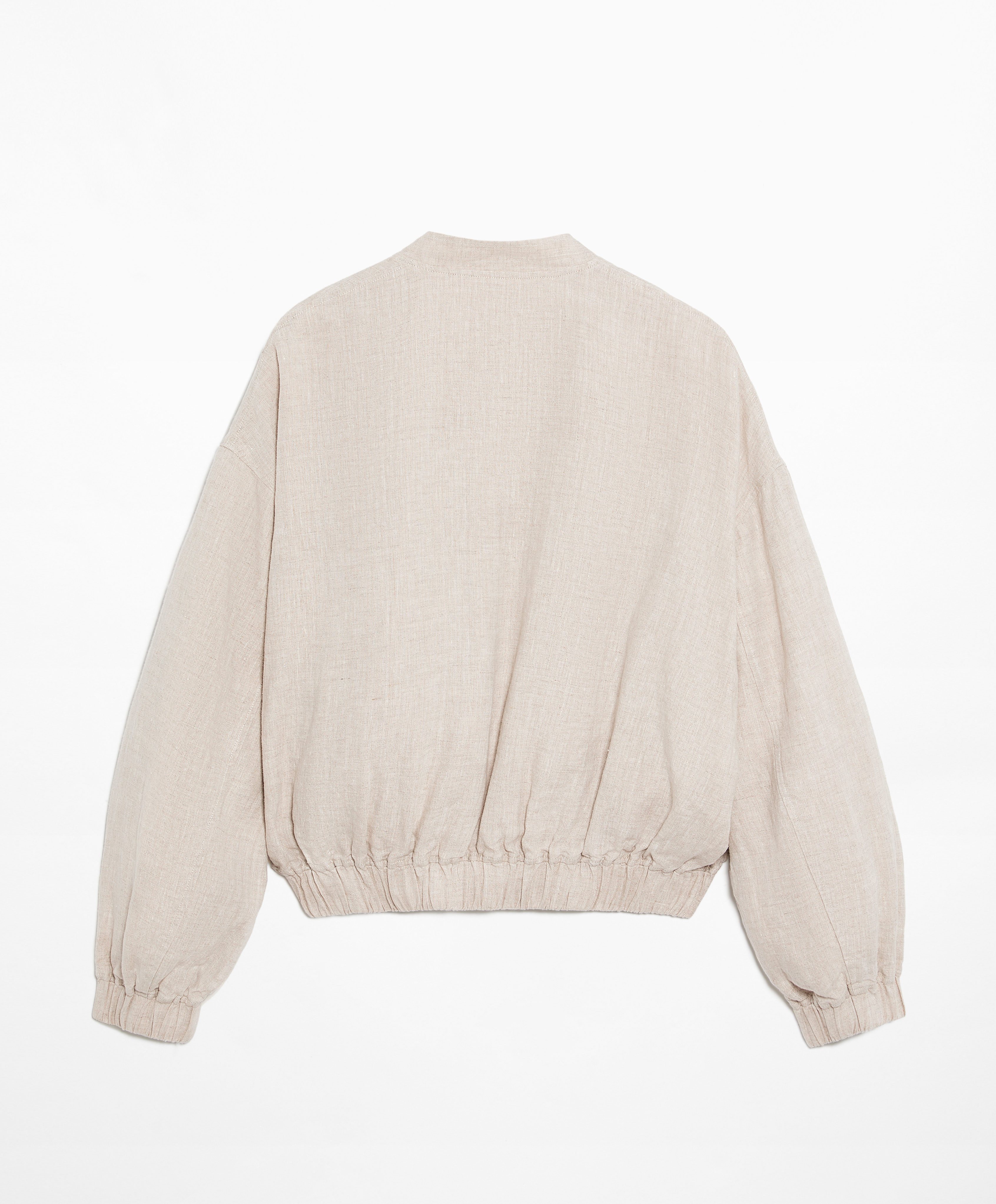 100% linen bomber jacket