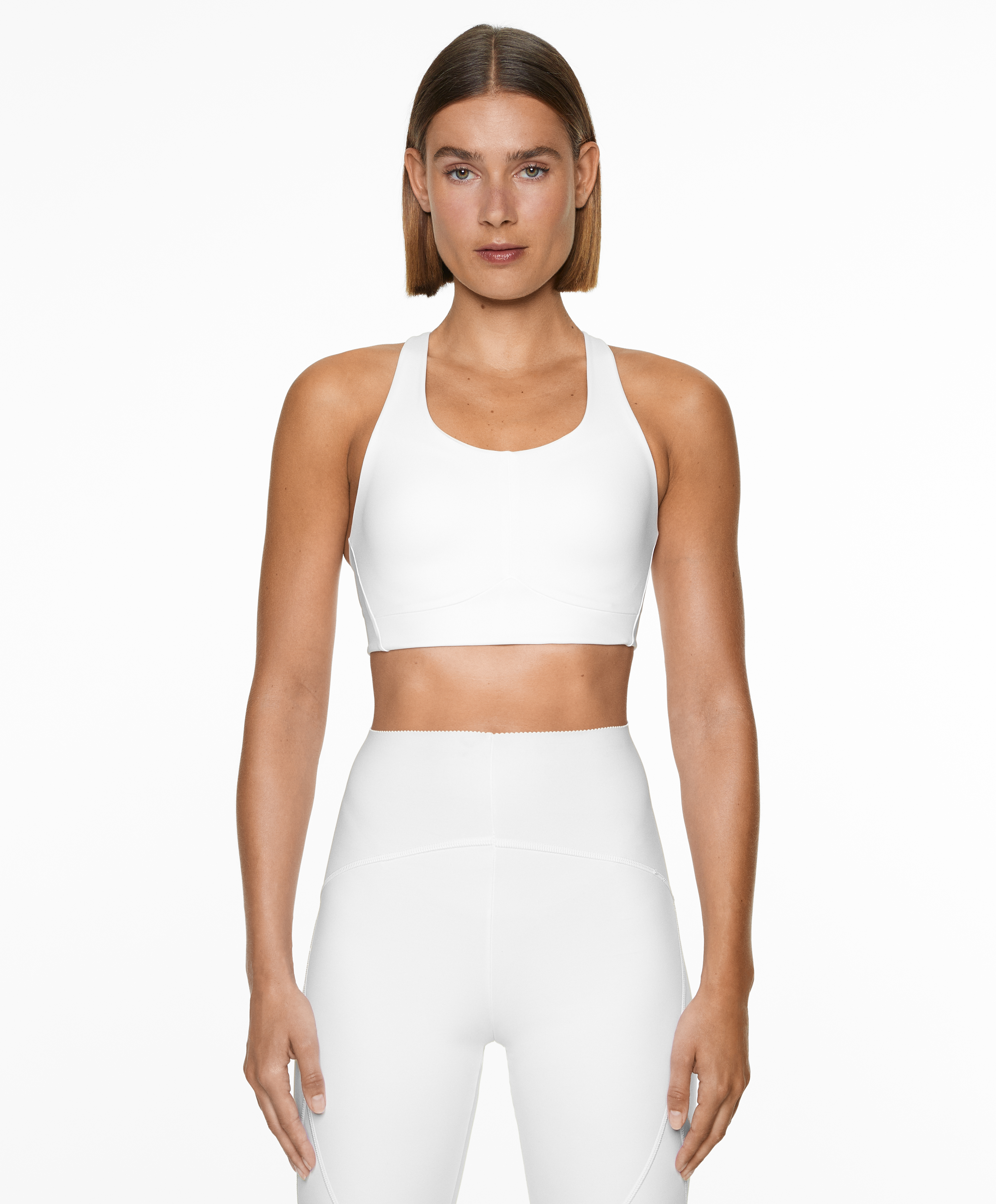 Firm support compressive sports bra