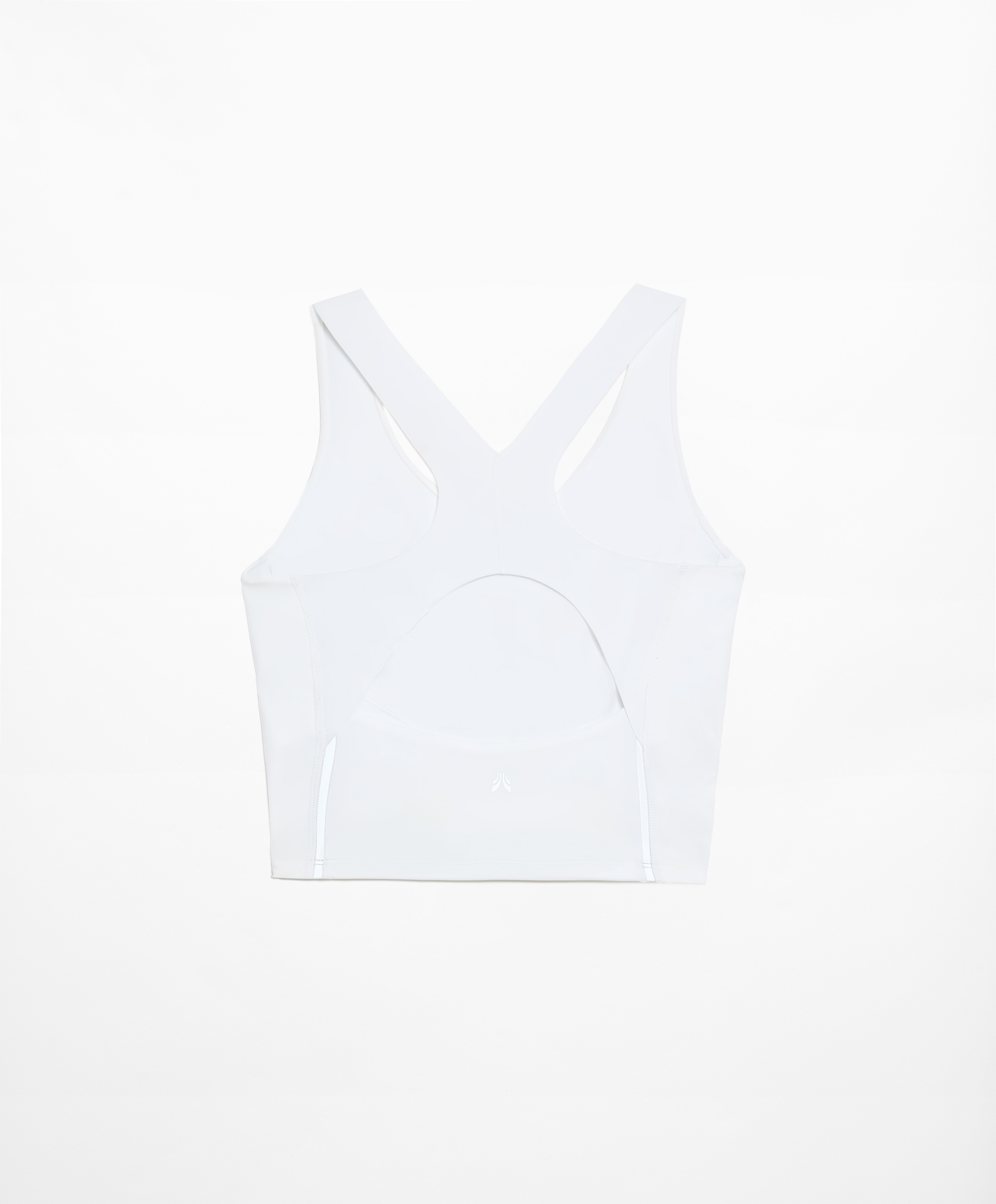 Reflective strap compressive tank top
