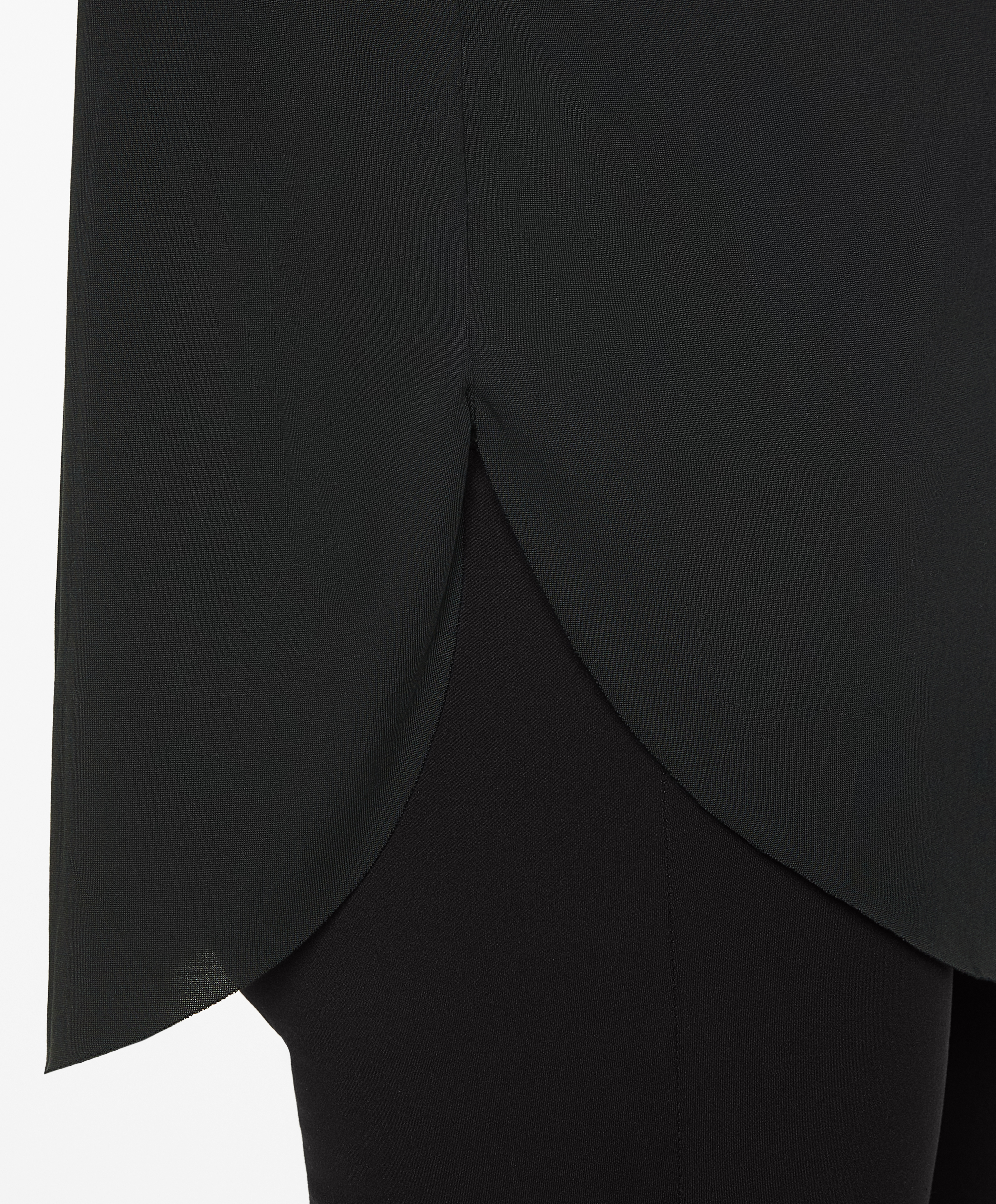 Modal blend short-sleeved slogan T-shirt