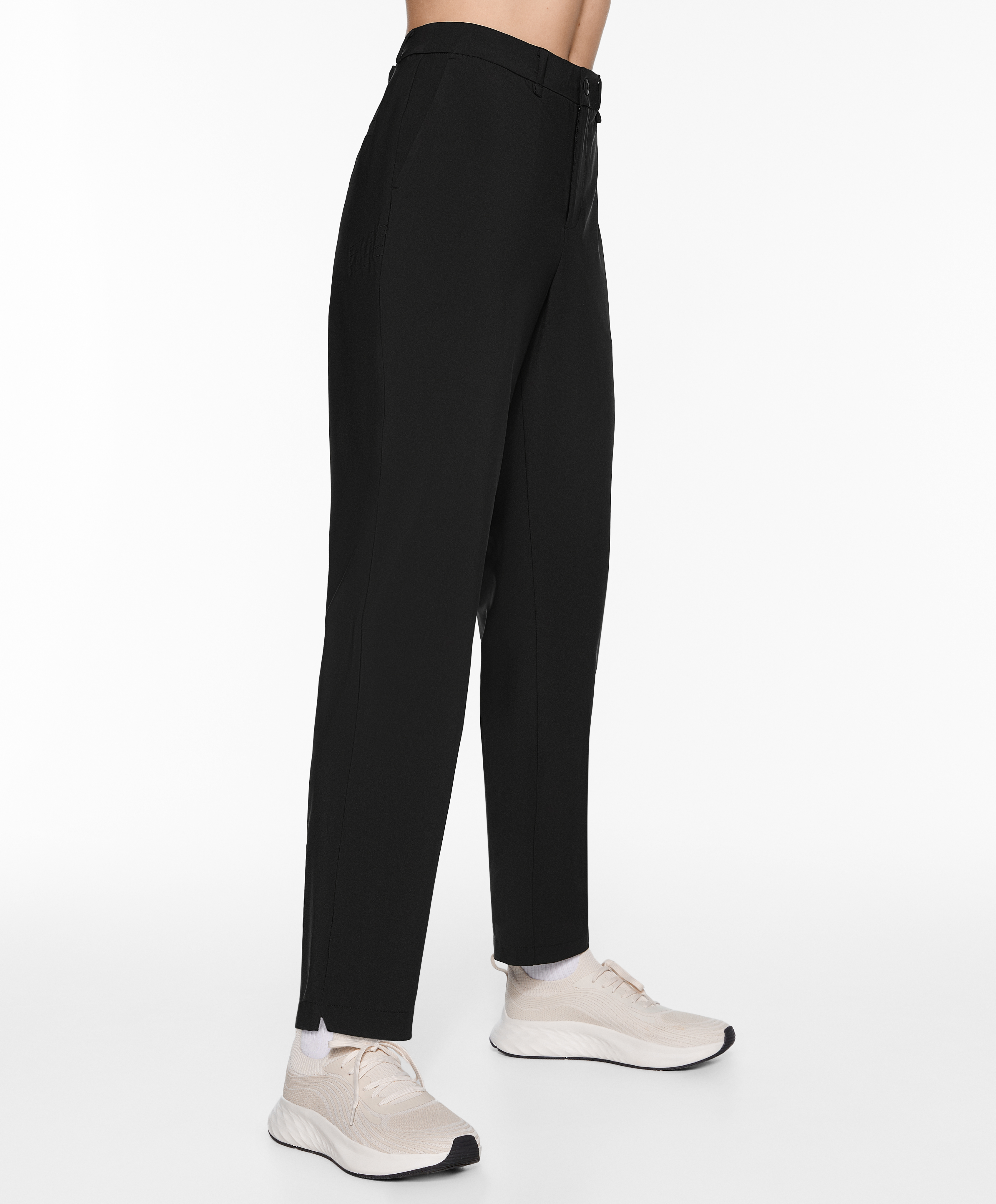 Straight-leg technical trousers