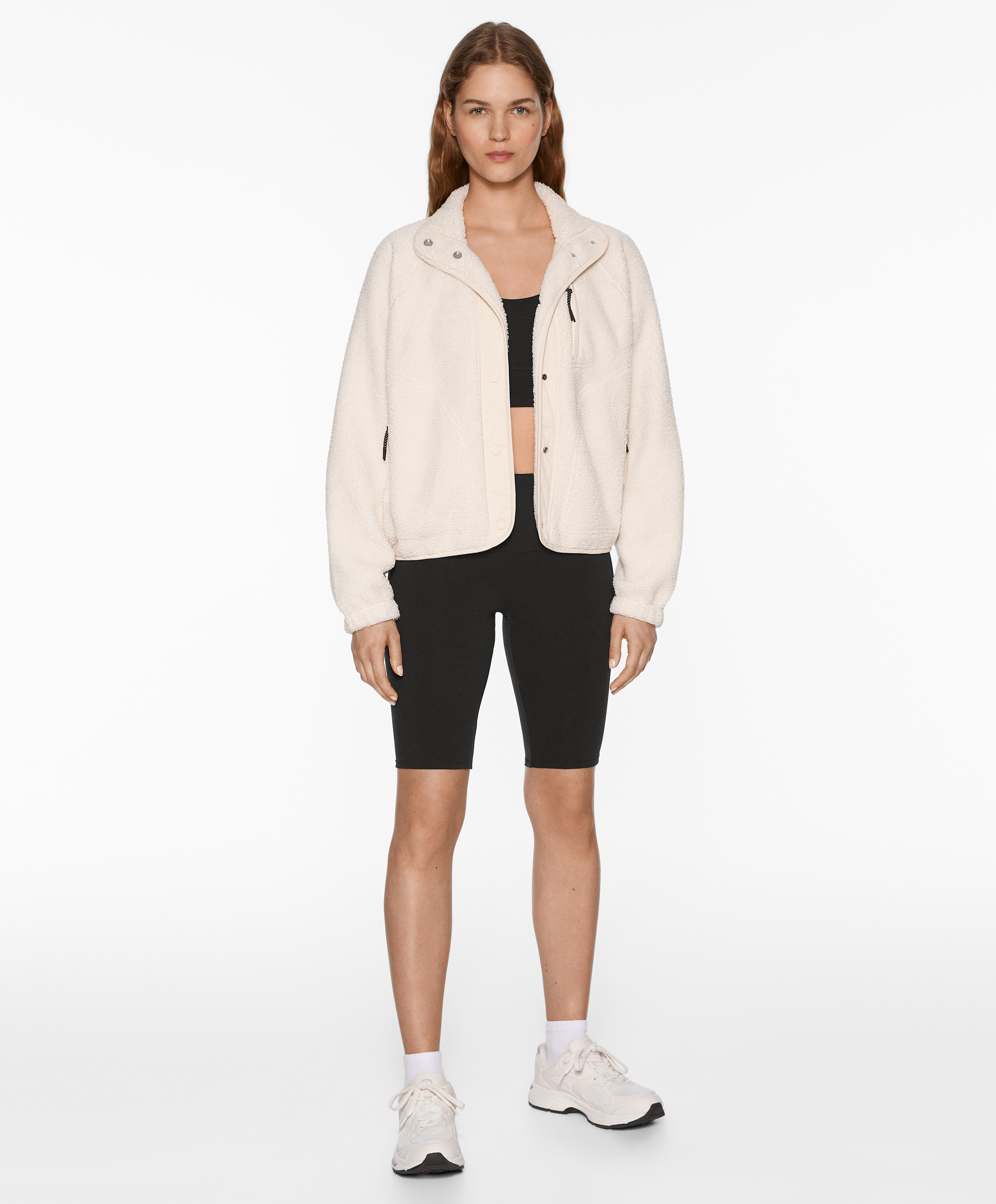 Faux-shearling jacket