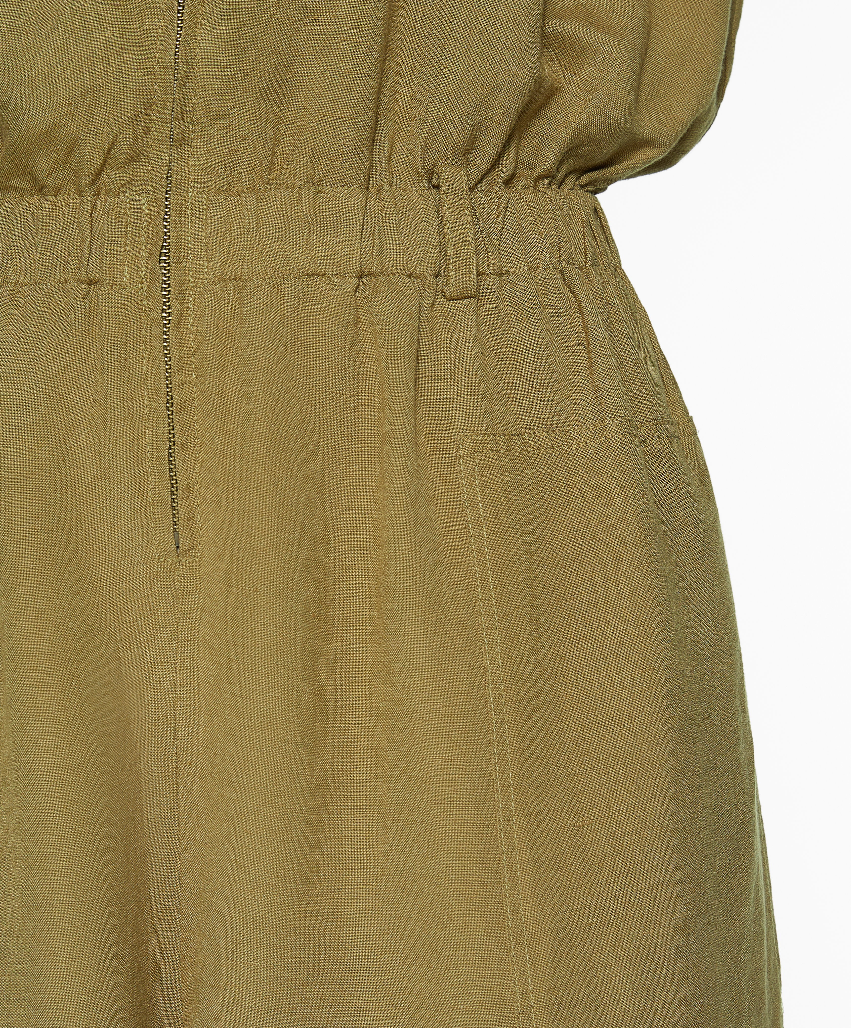 Linen blend jumpsuit