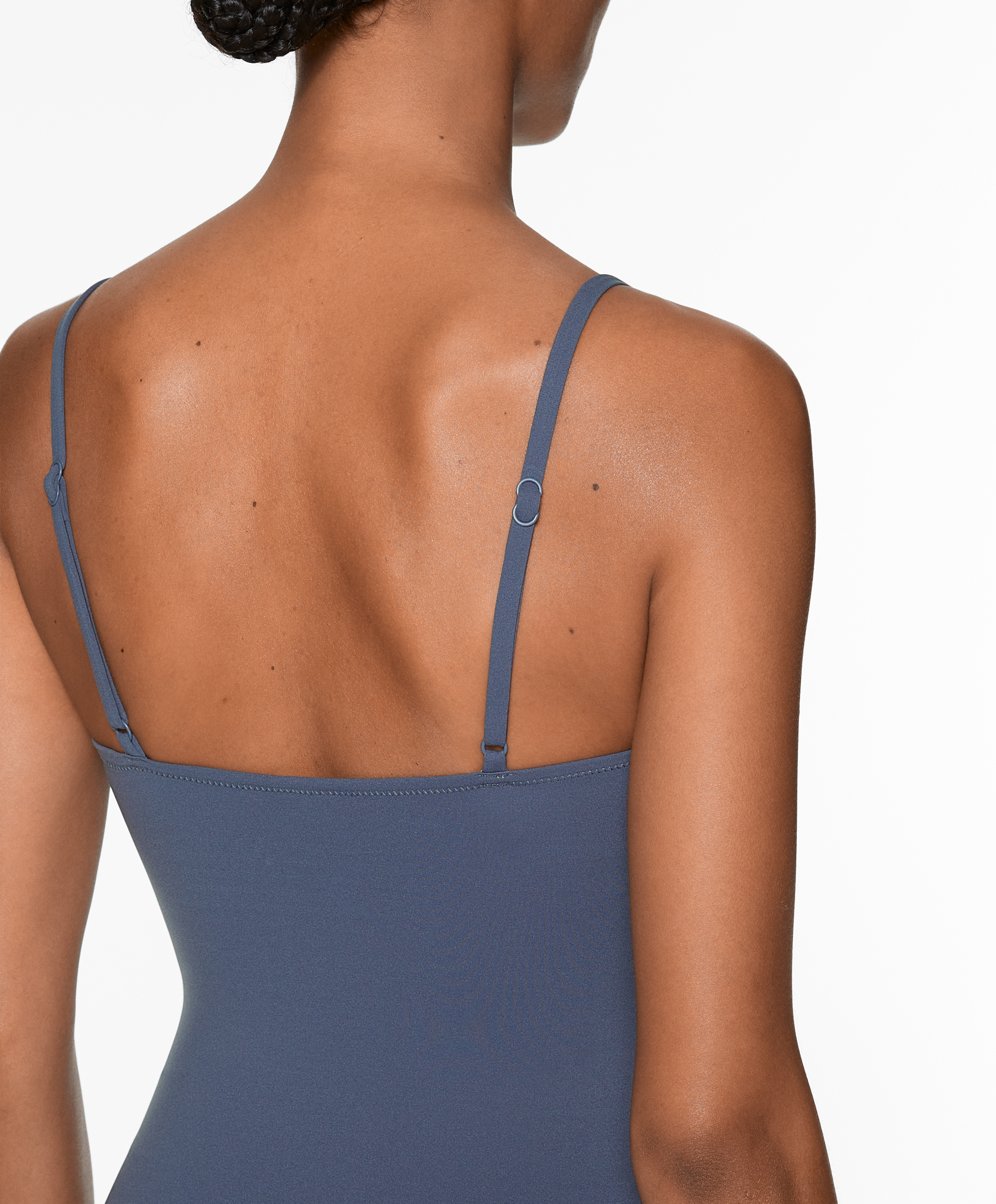 Compressive bandeau swimsuit