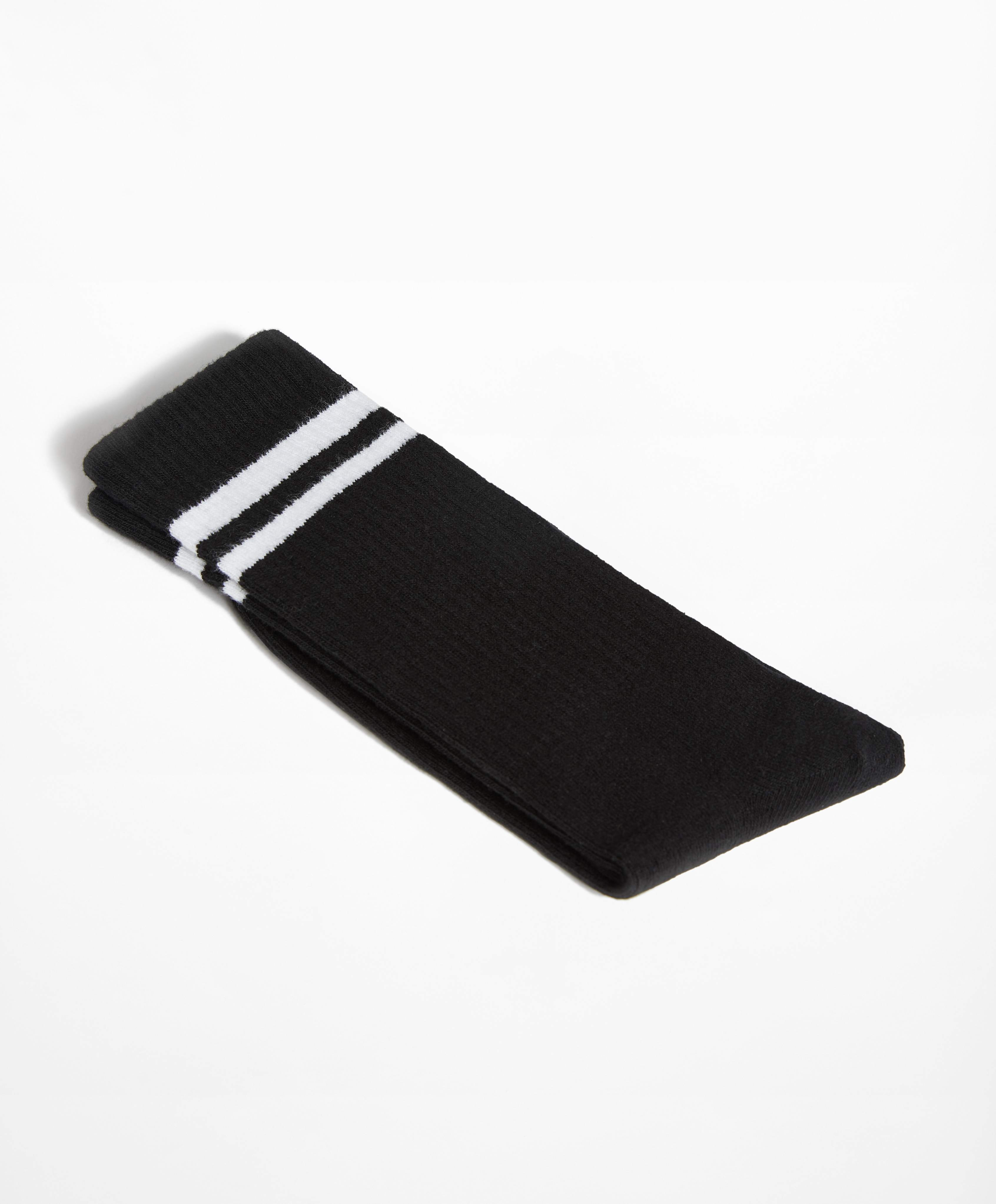 Striped cotton blend classic sport socks