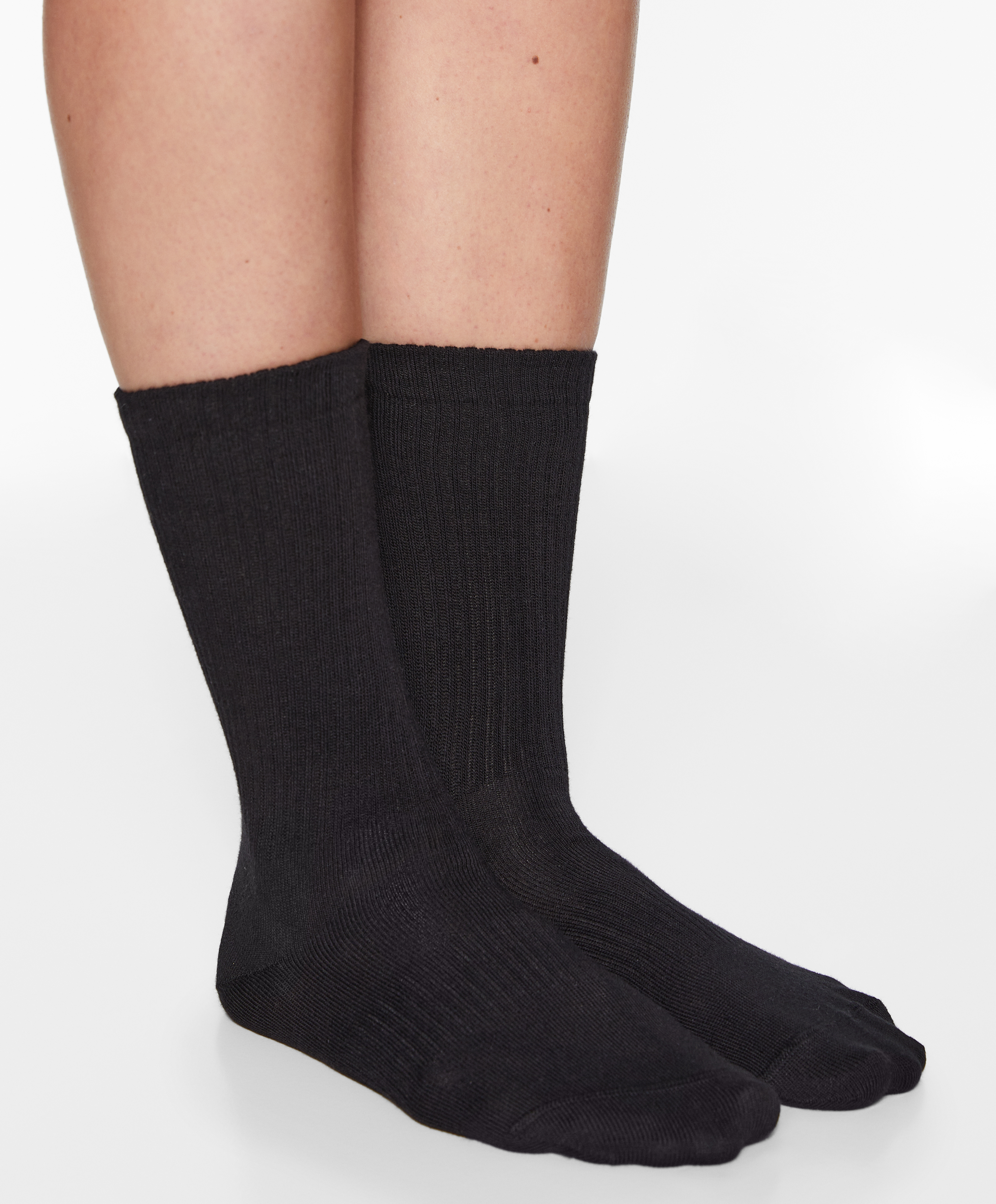 3 pairs of cotton blend classic sports socks