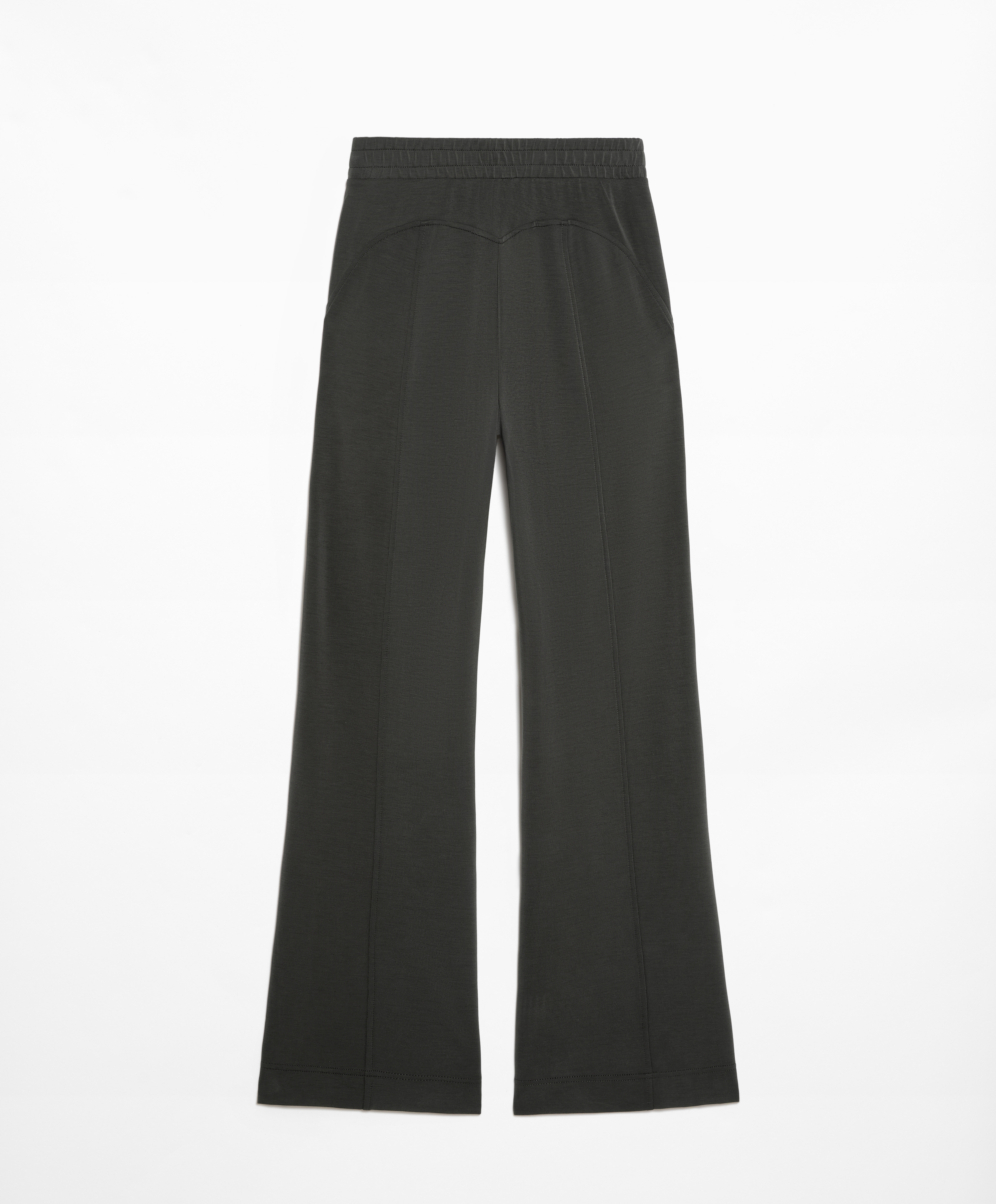 Flare trousers with modal