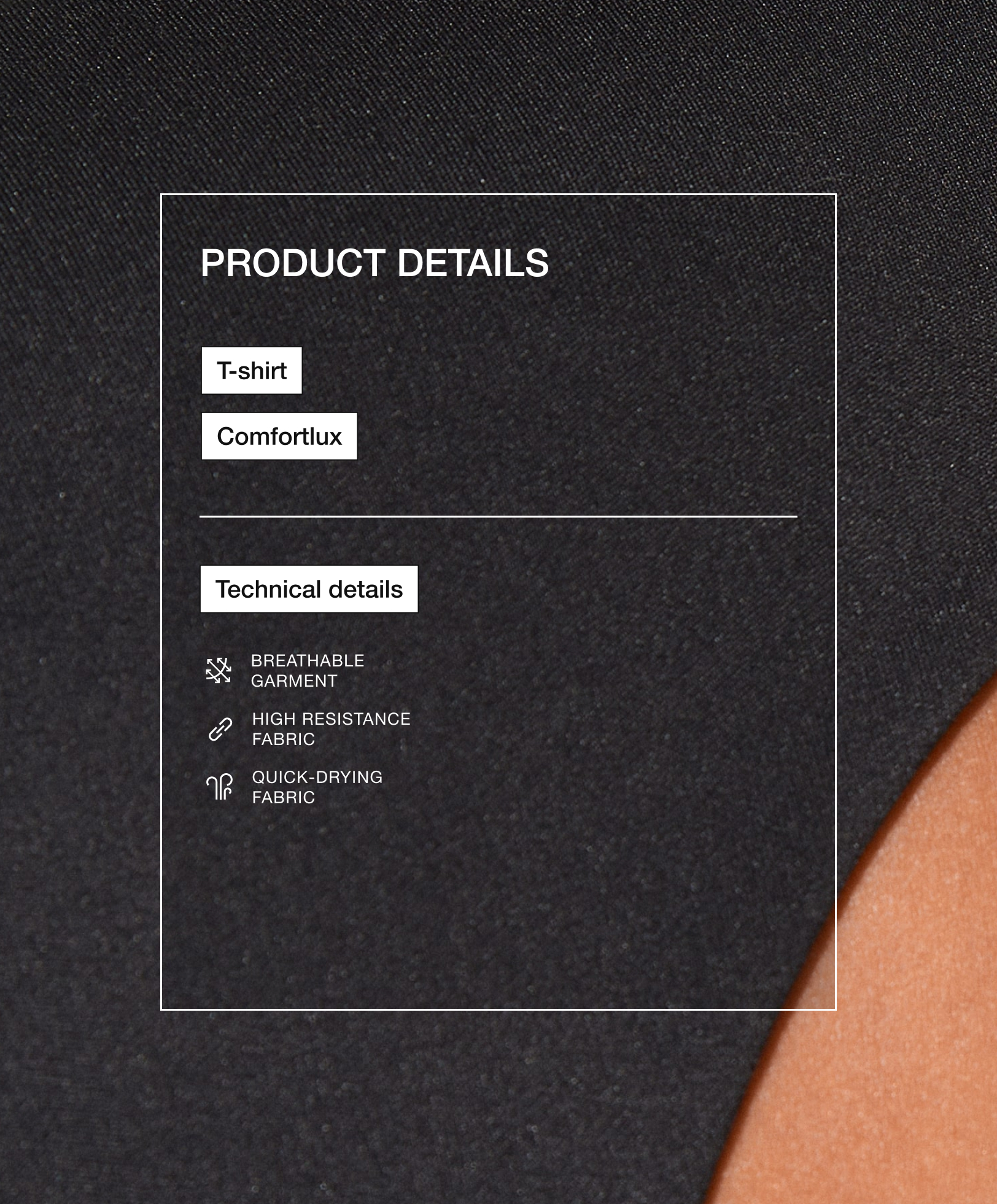 Comfortlux long-sleeved T-shirt with open back