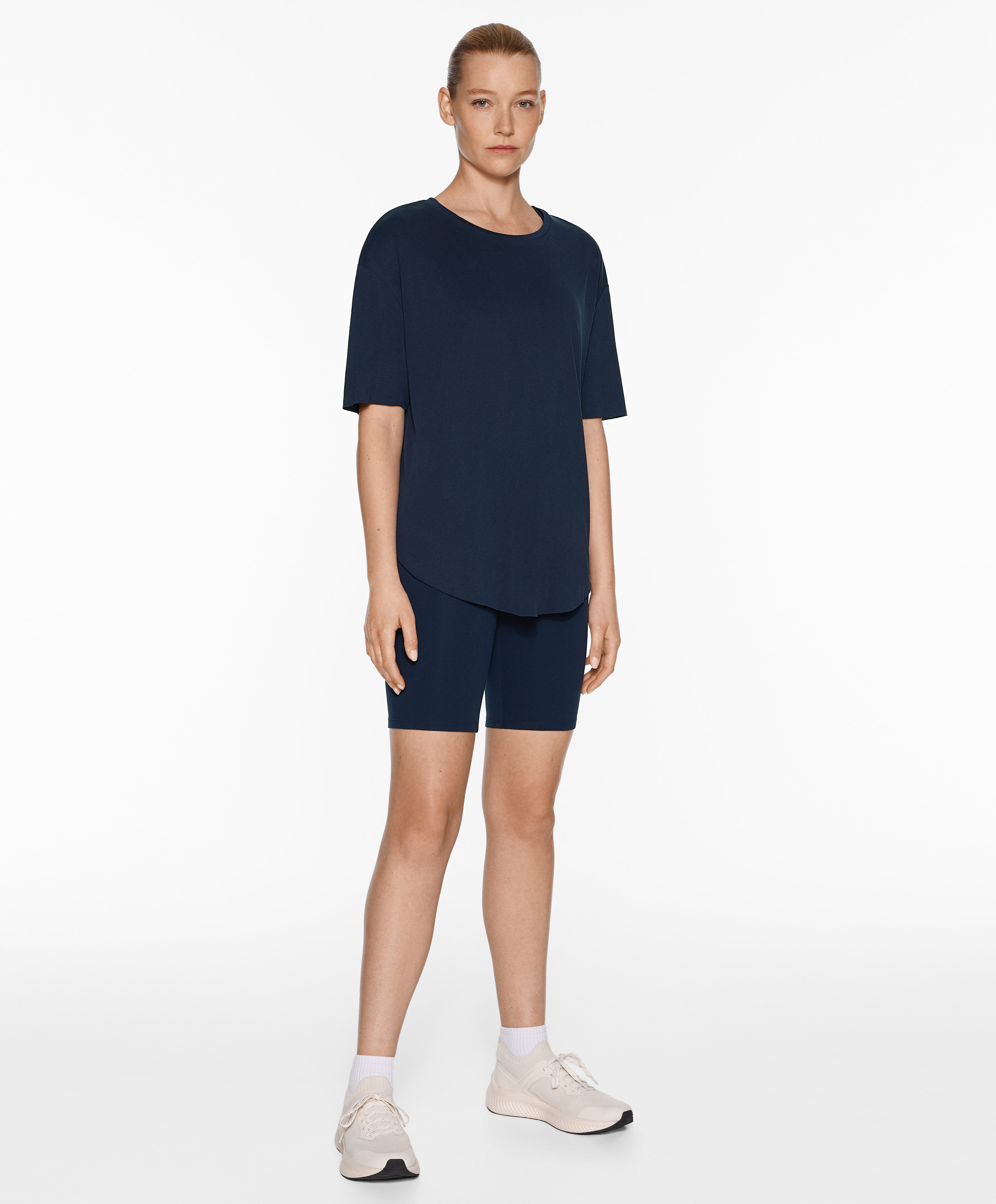 Modal blend short-sleeved T-shirt