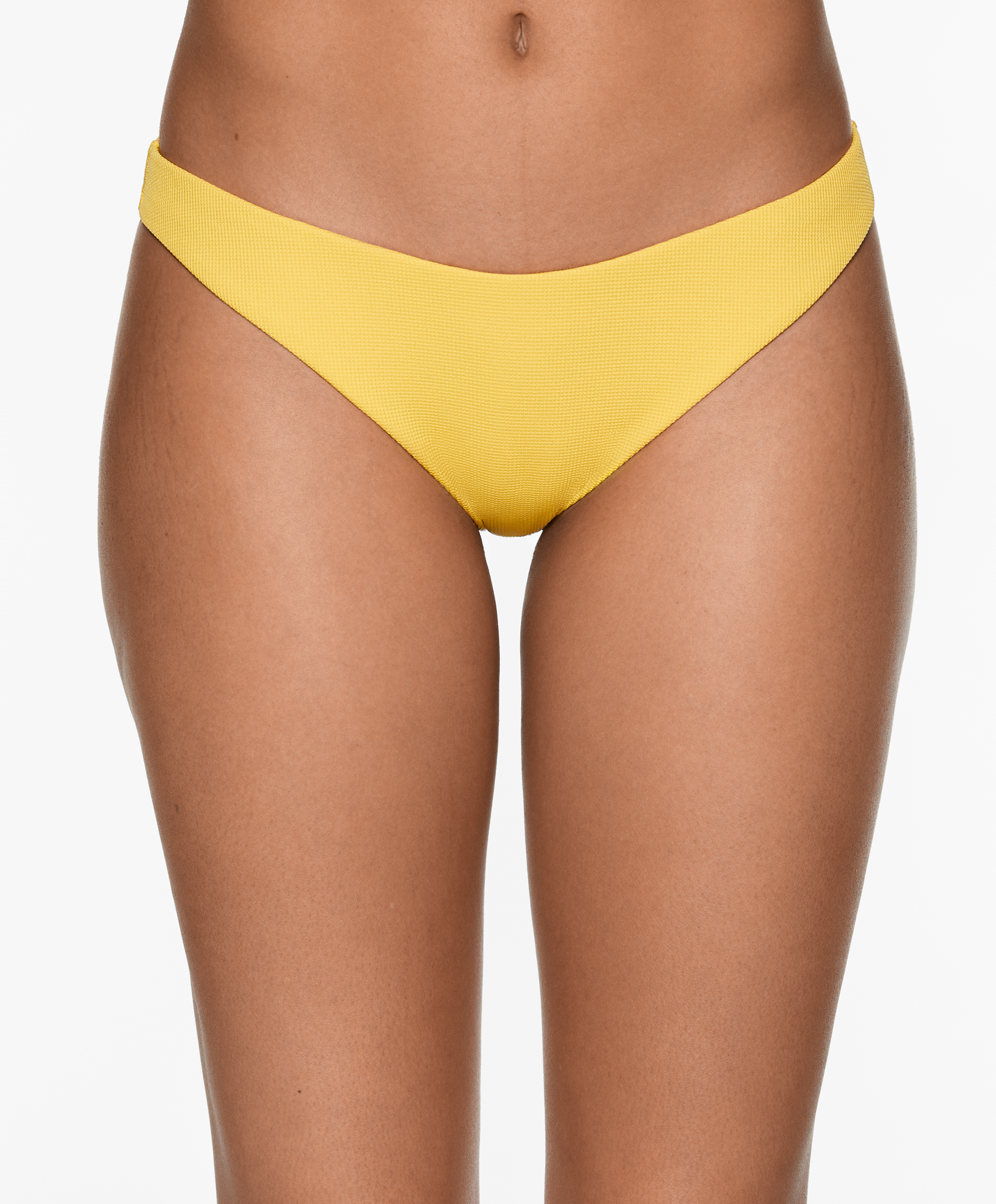 U-cut piqué medium-coverage bikini briefs