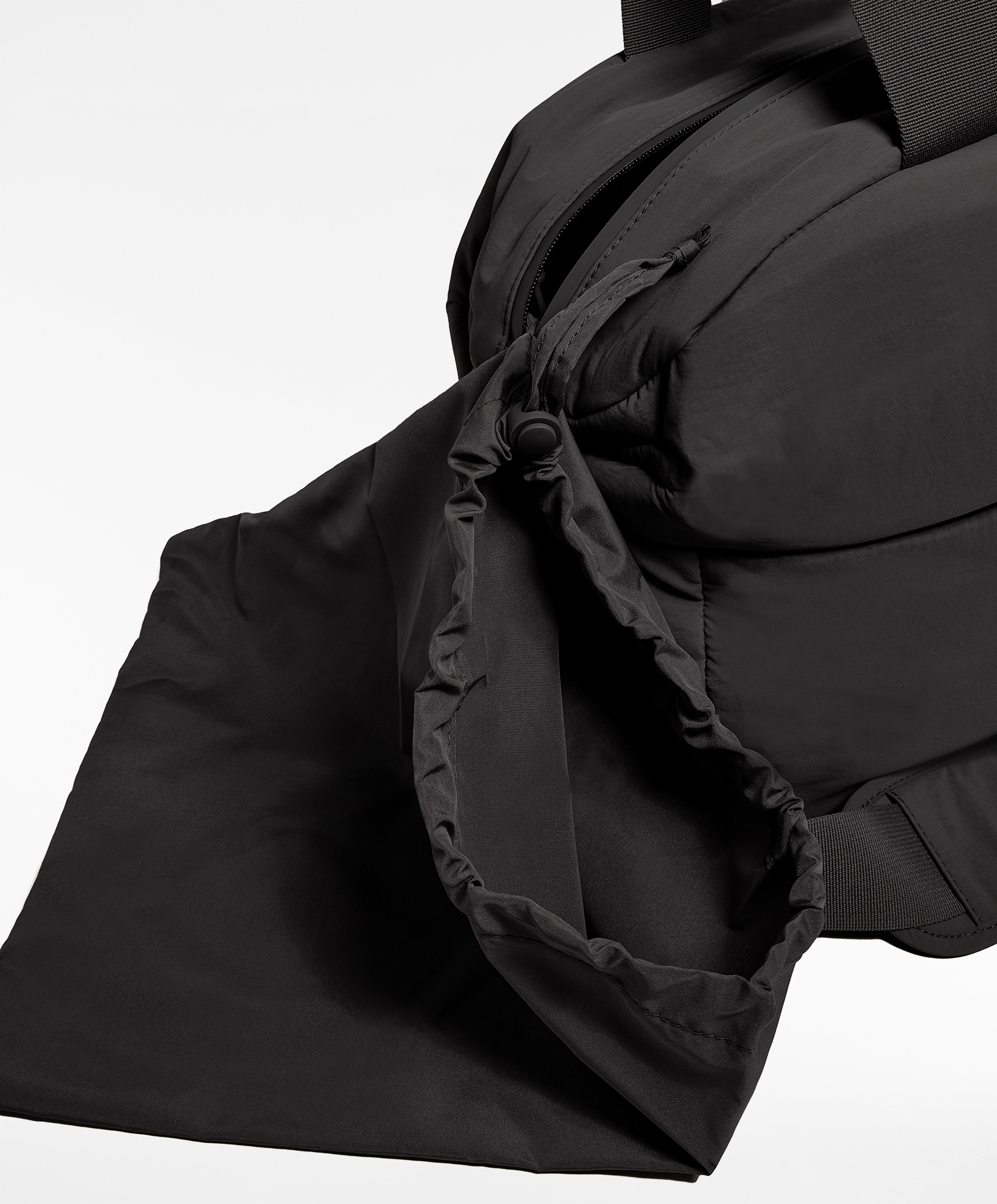 Gym bag with flap pocket