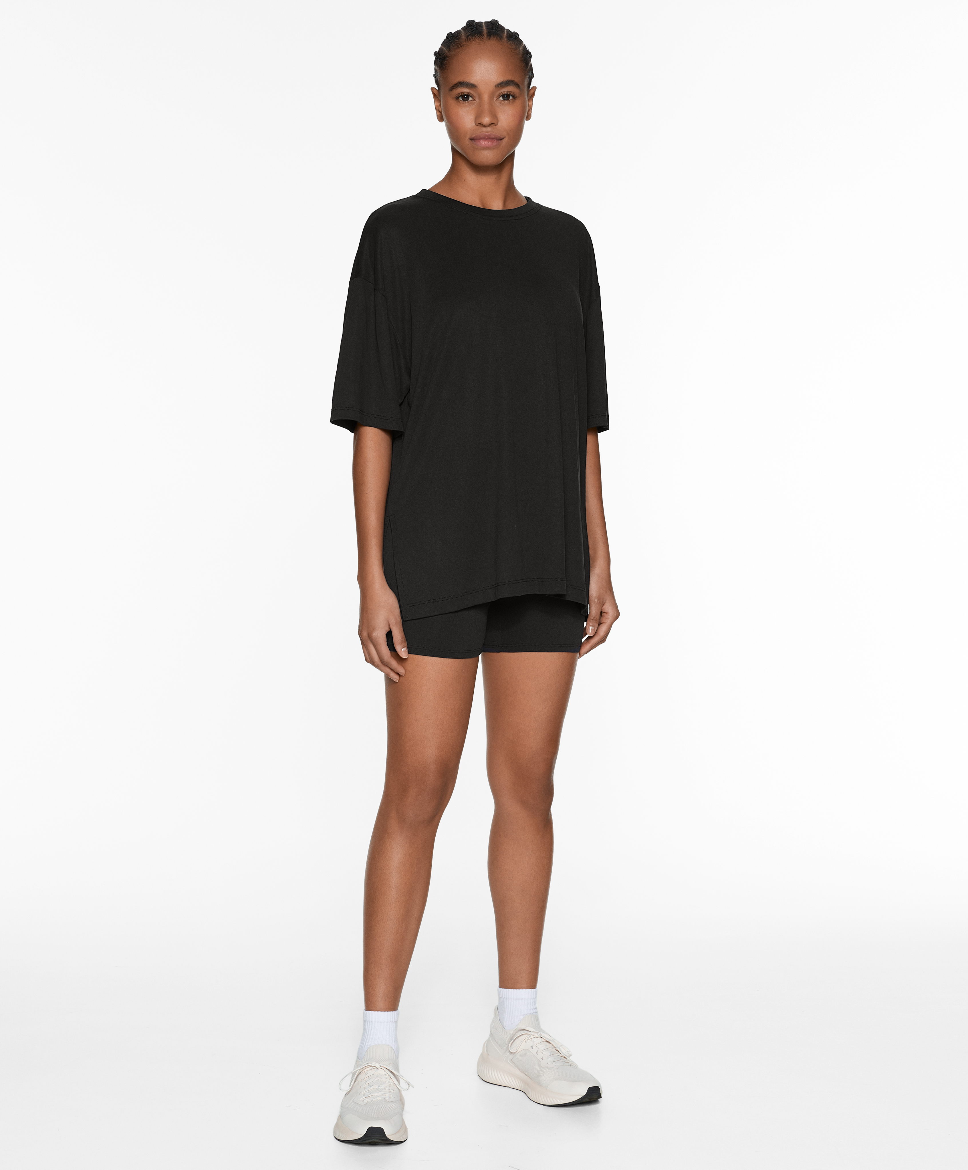 Modal blend short-sleeved T-shirt