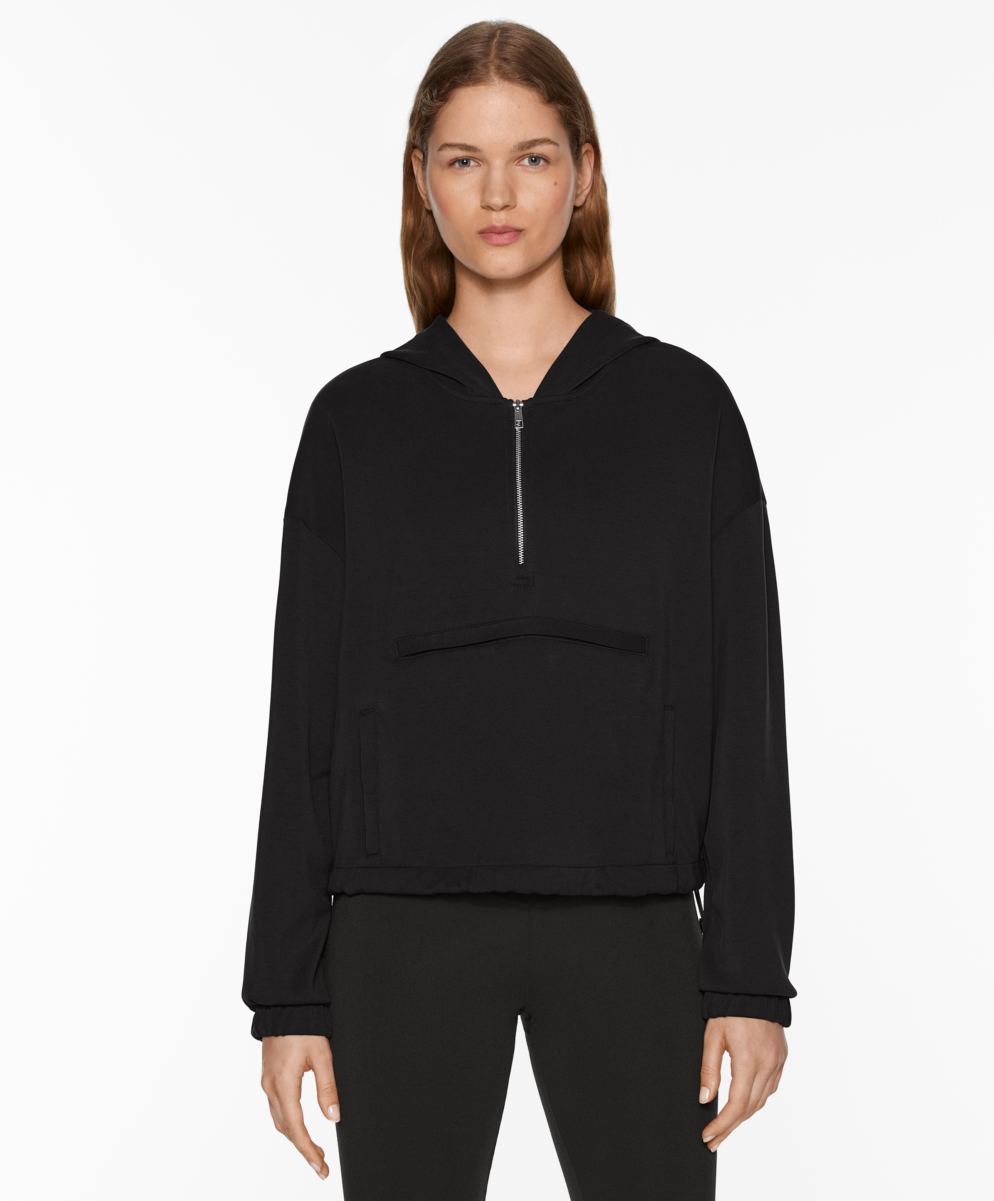 Pocket sweatshirt with modal
