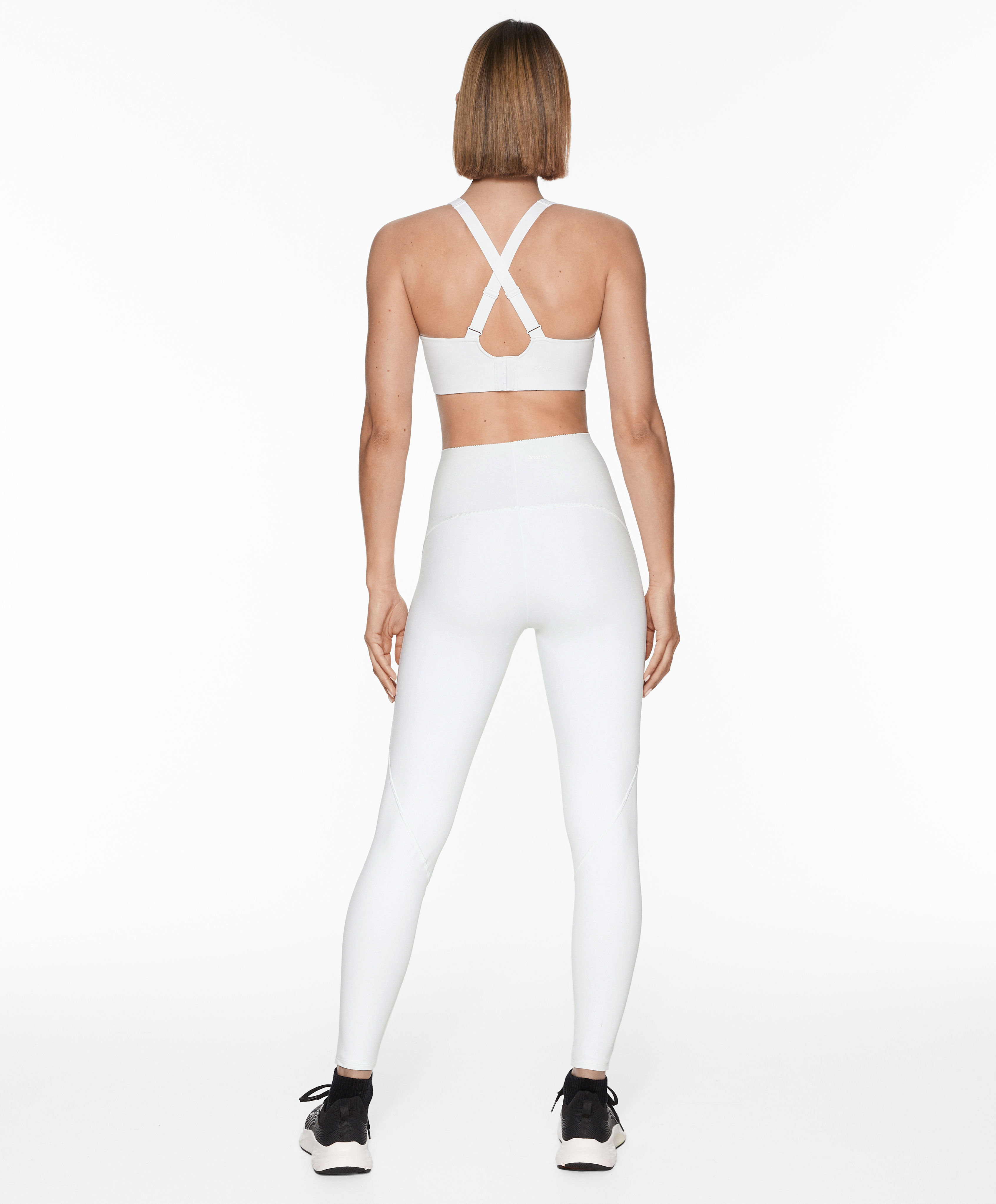 Basic compressive ankle-length leggings