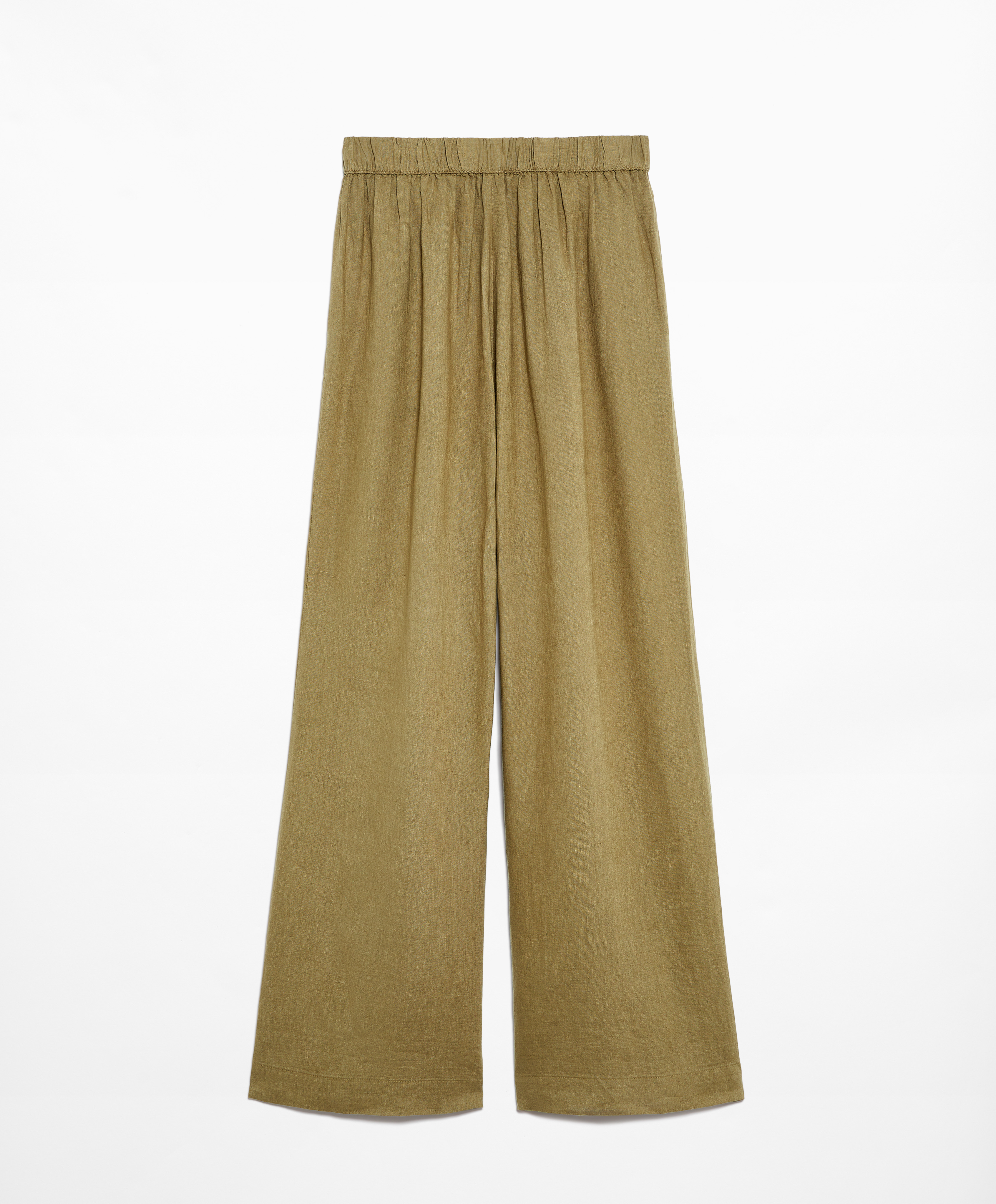 Tailored-fit 100% linen trousers