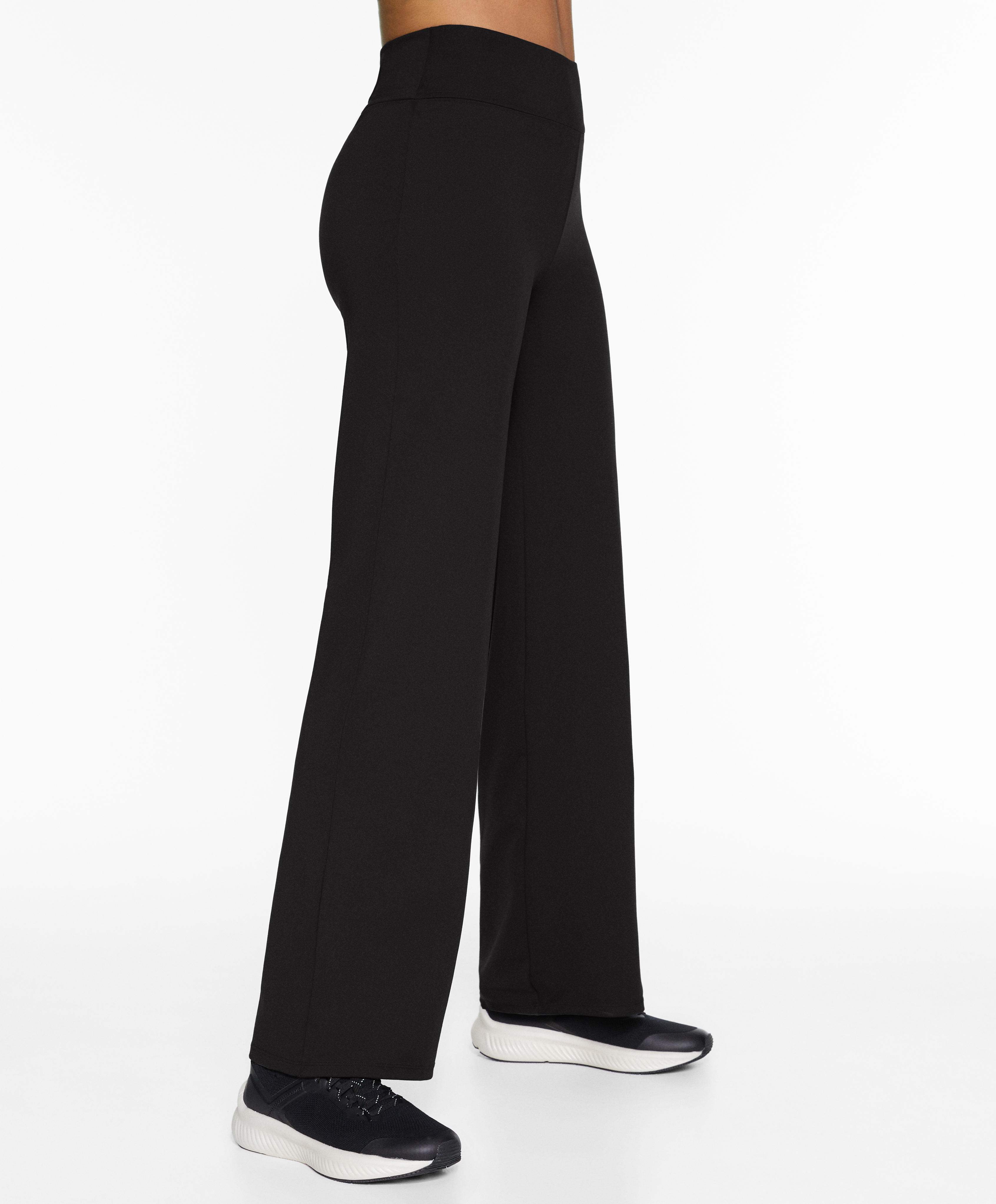 High-rise comfortlux straight-leg trousers