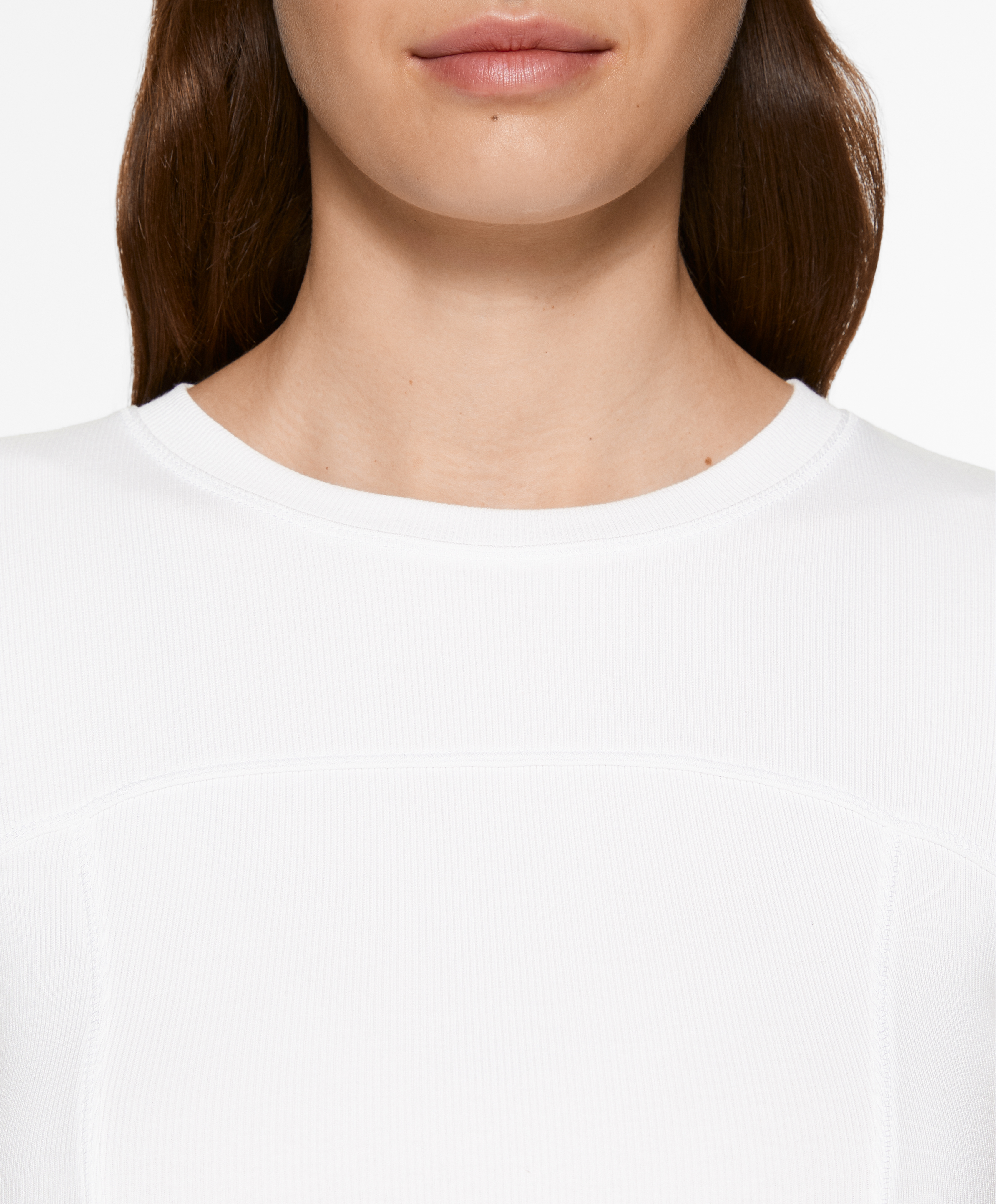 Ribbed short sleeve T-shirt