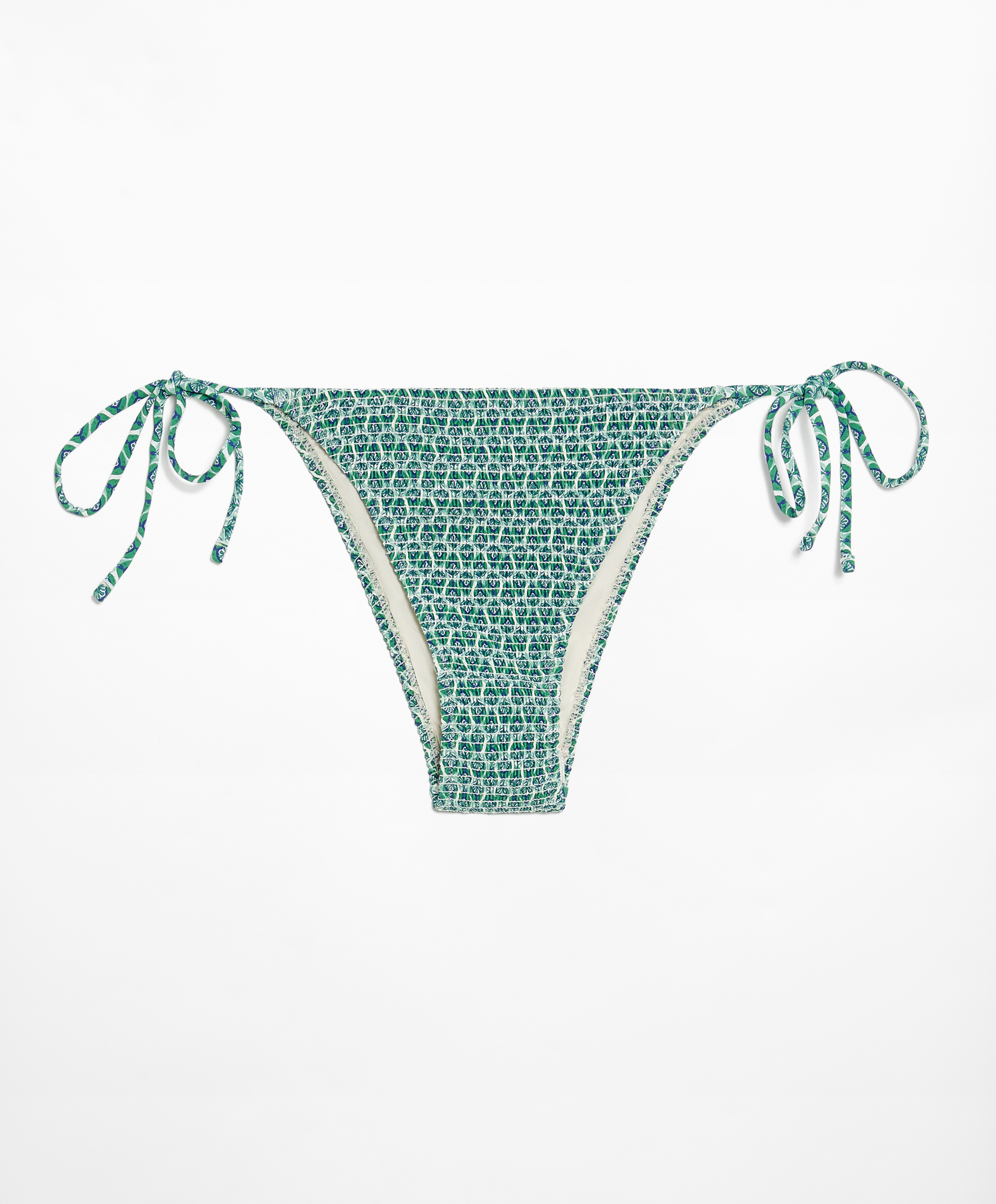 Smock medium-coverage bikini briefs with ties