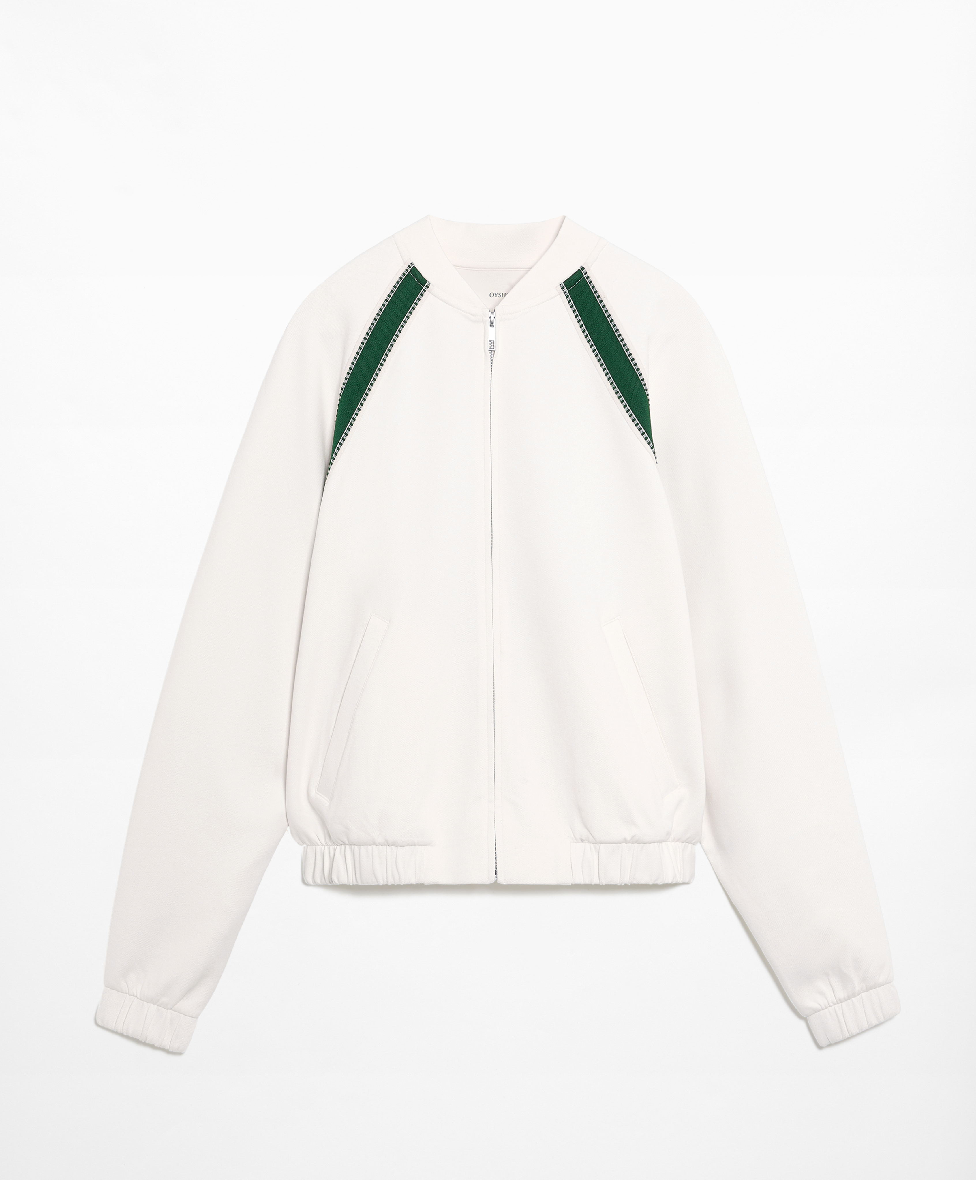 Cotton blend piqué jacket