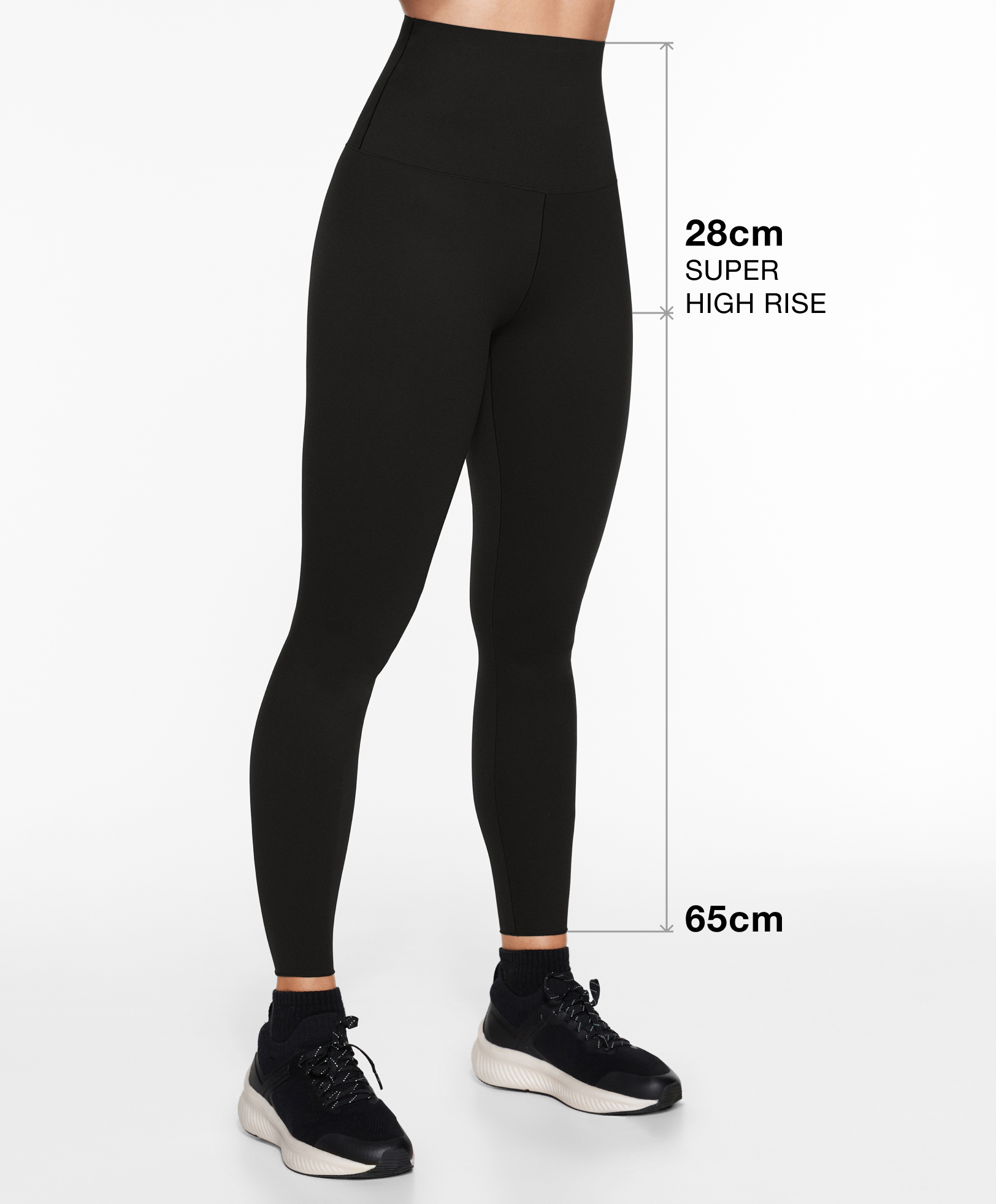 super-high-rise 65cm ankle-length leggings
