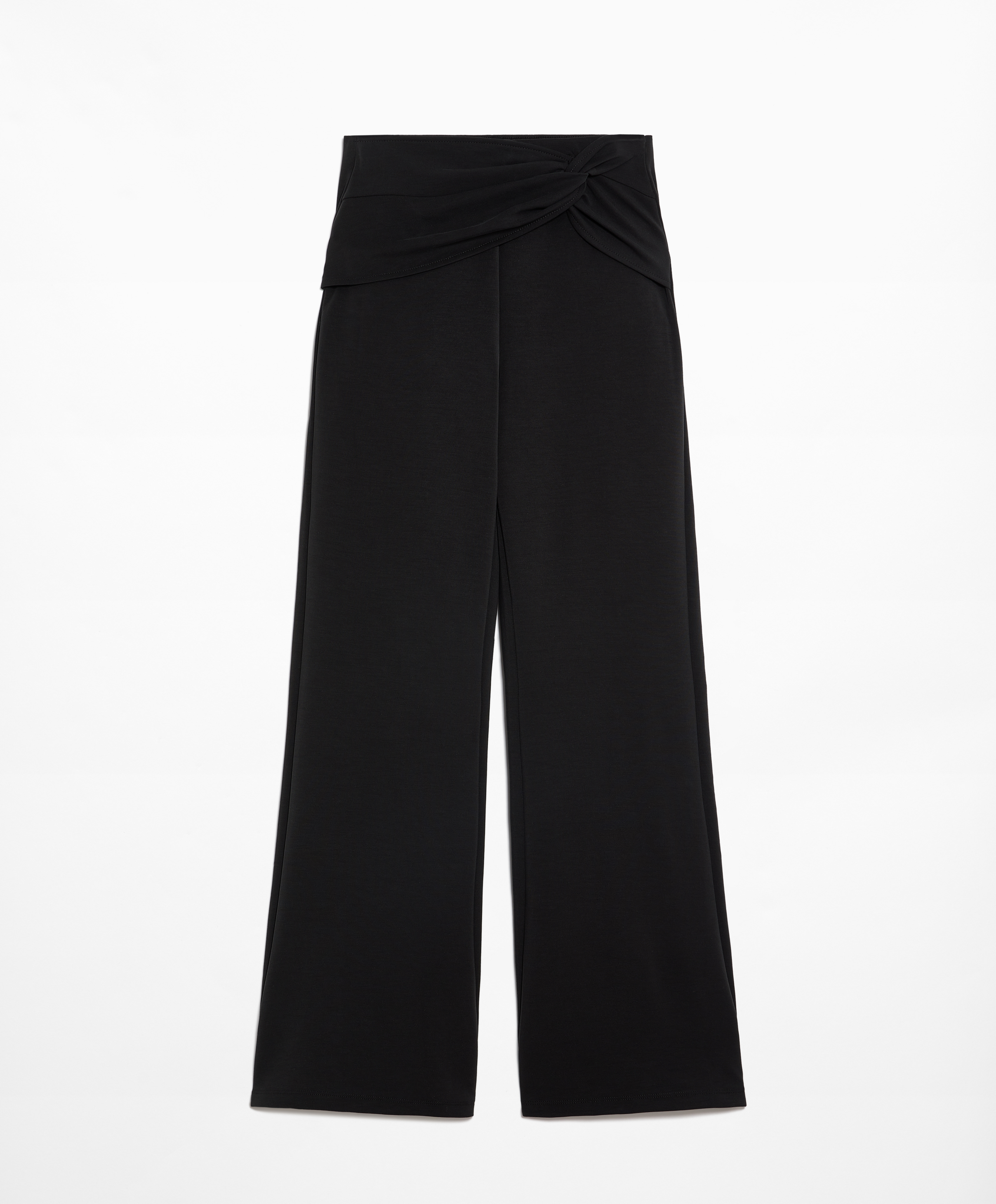 Flare trousers with modal