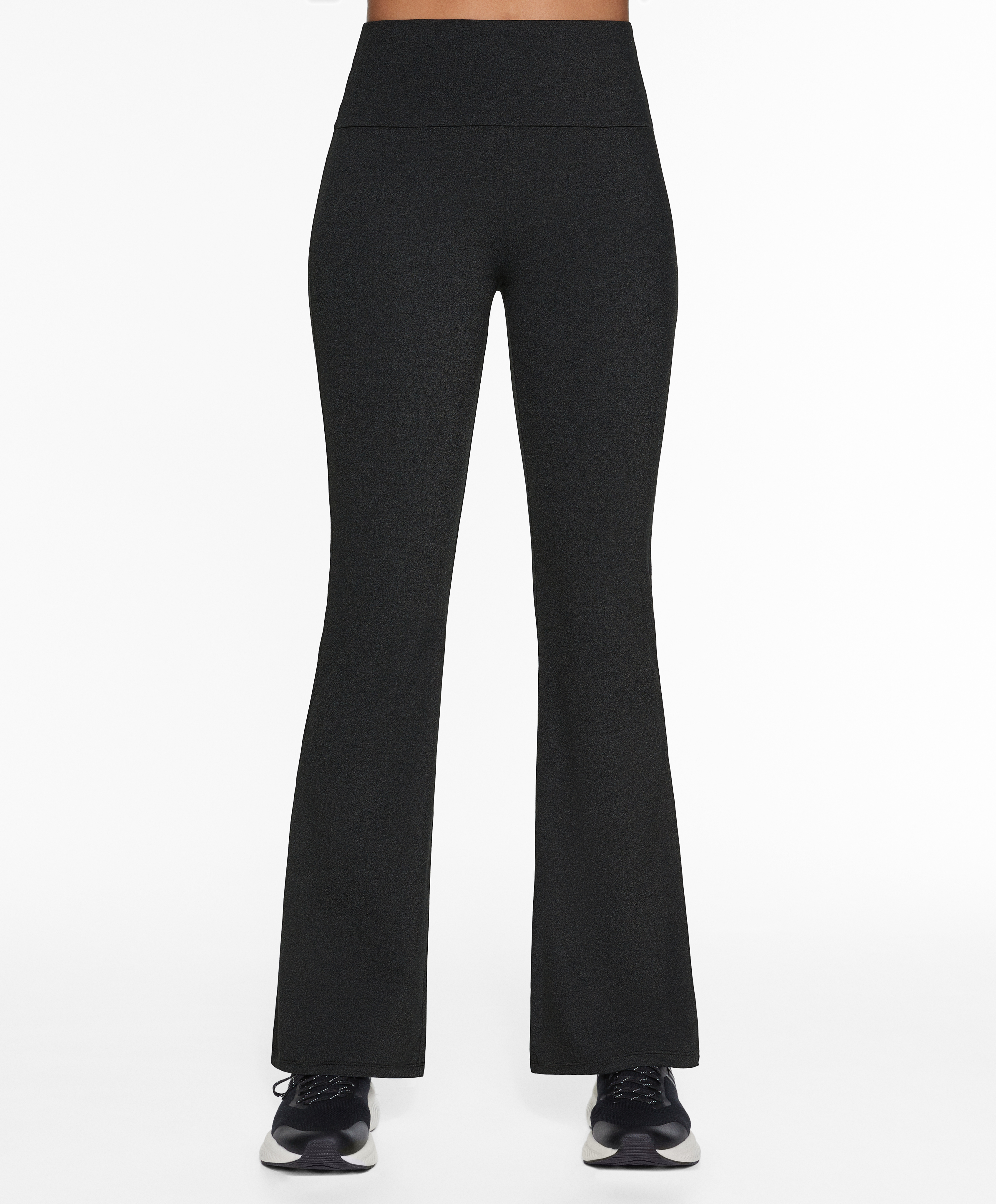High-rise comfortlux flare trousers