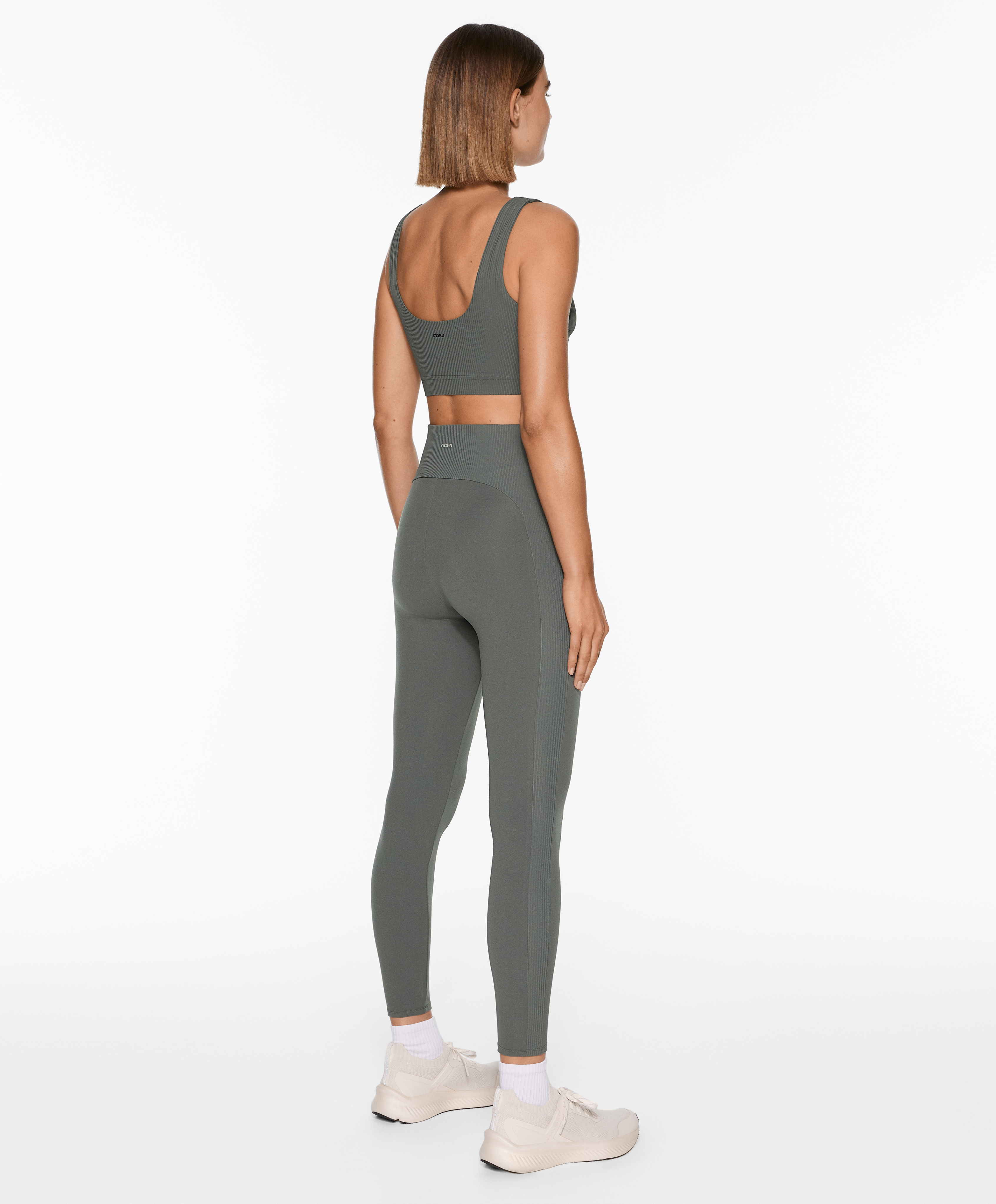 Comfortlux high-rise rib 65cm ankle-length leggings