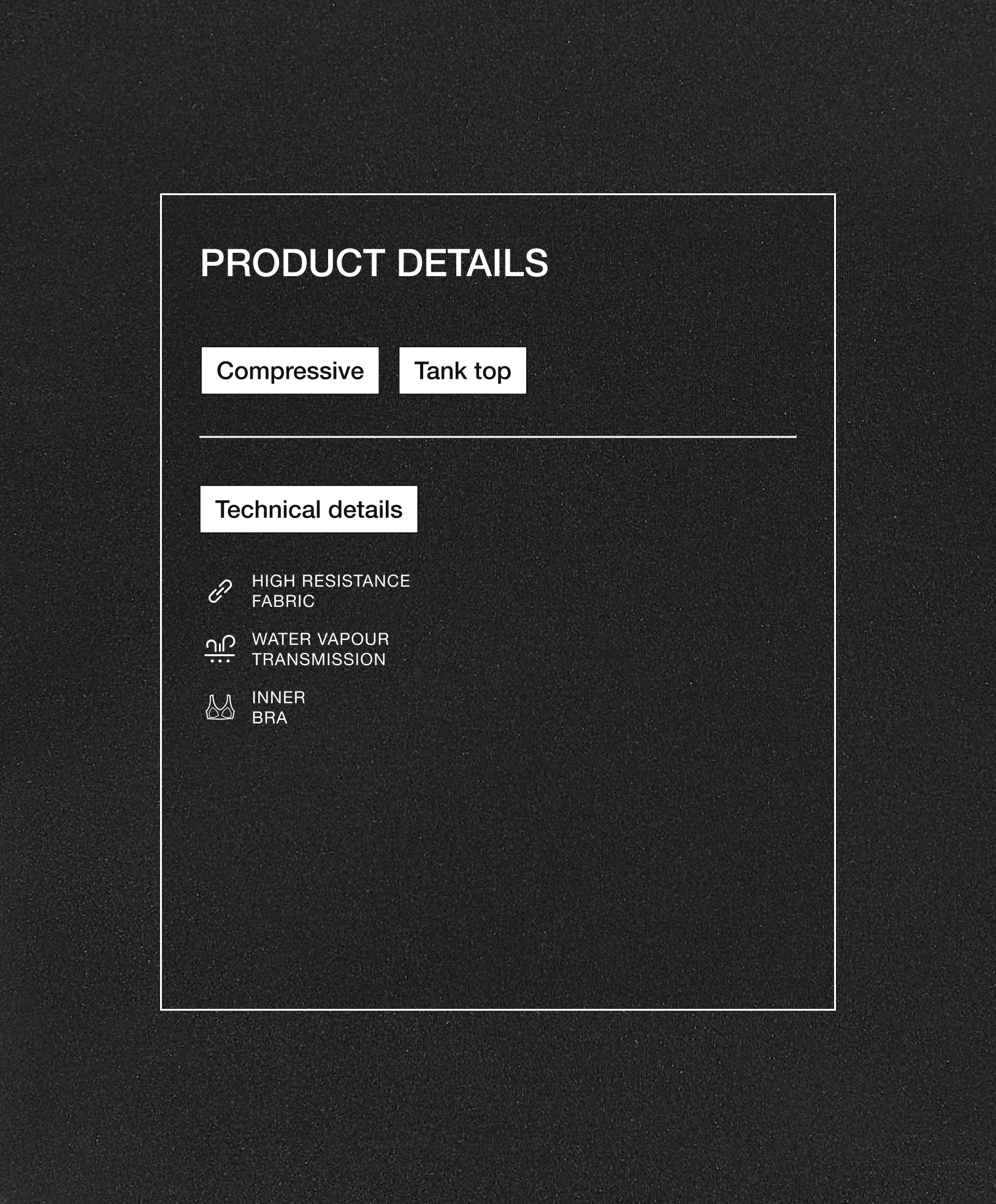 Compressive tank top