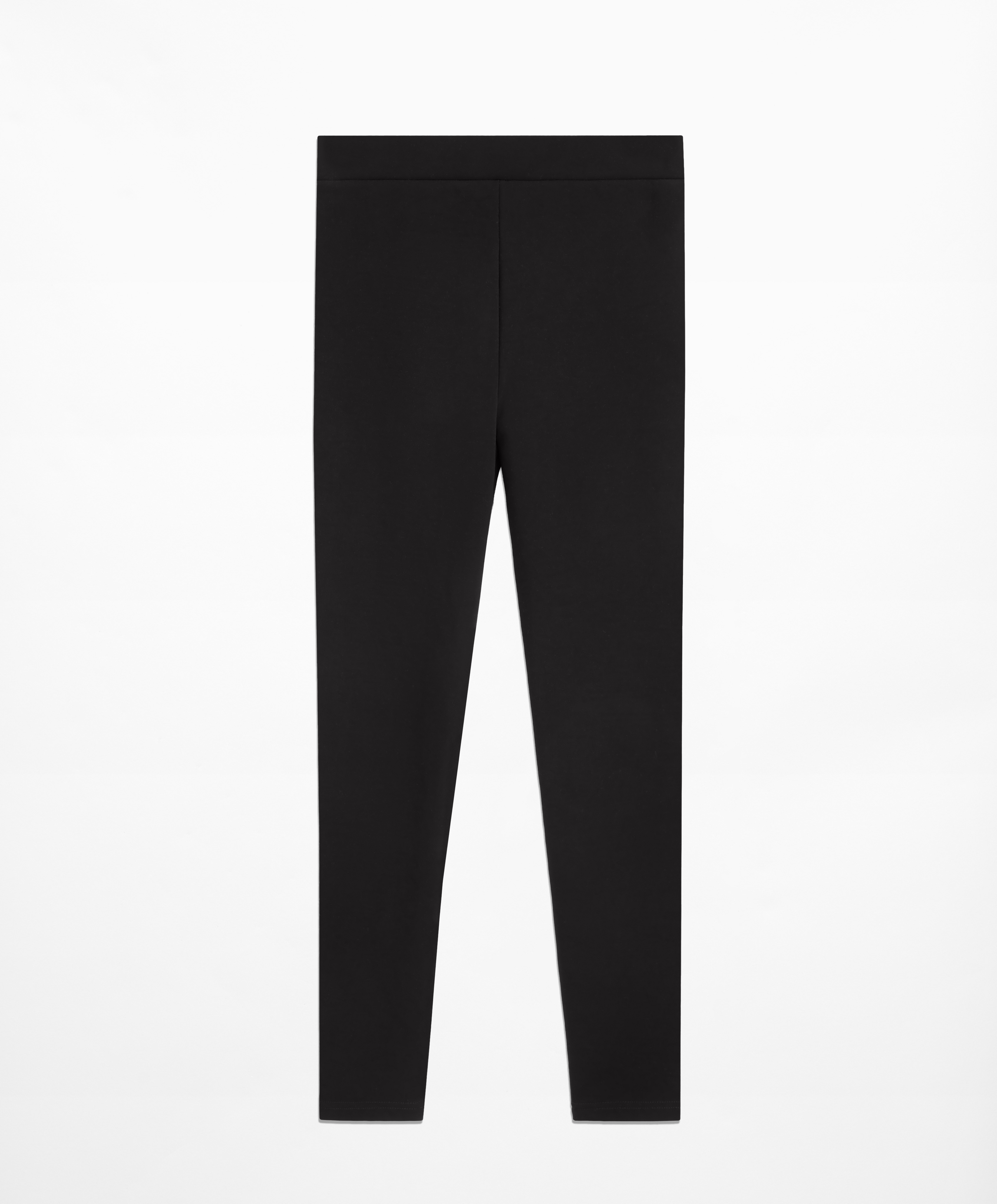 Super-extra-warm seamless 65cm ankle-length leggings