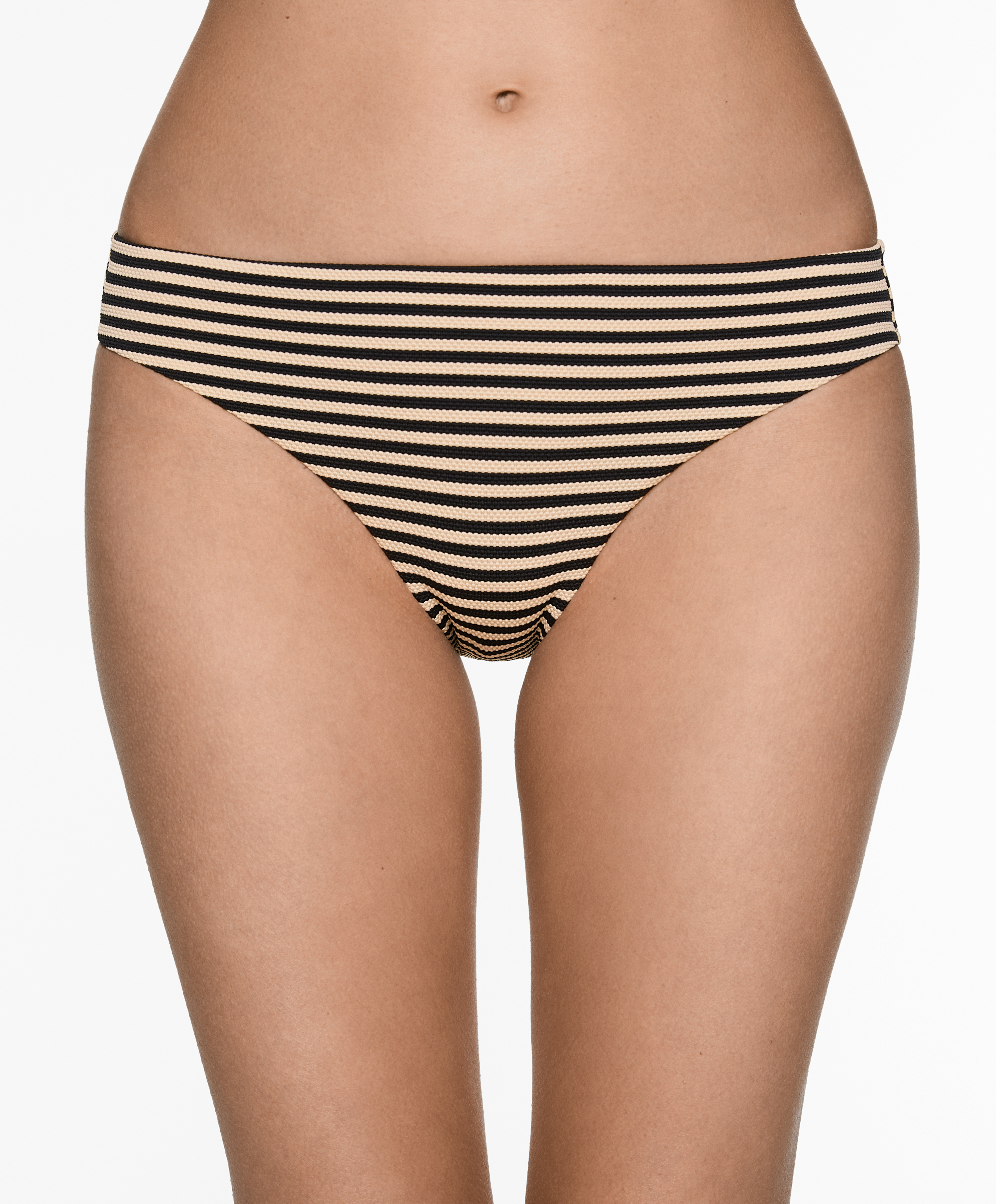 Stripe piqué classic bikini briefs