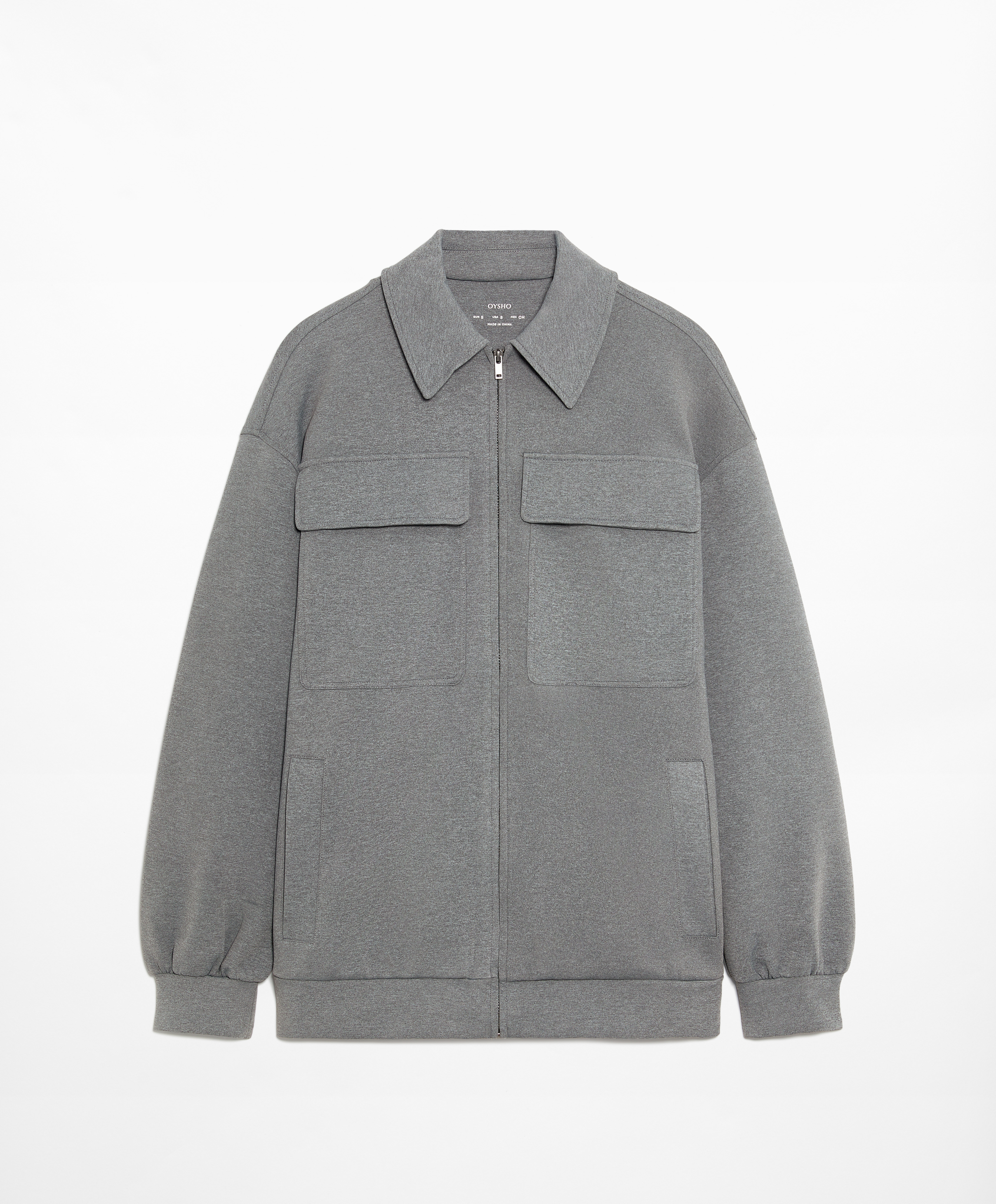 Neoprene-effect jacket