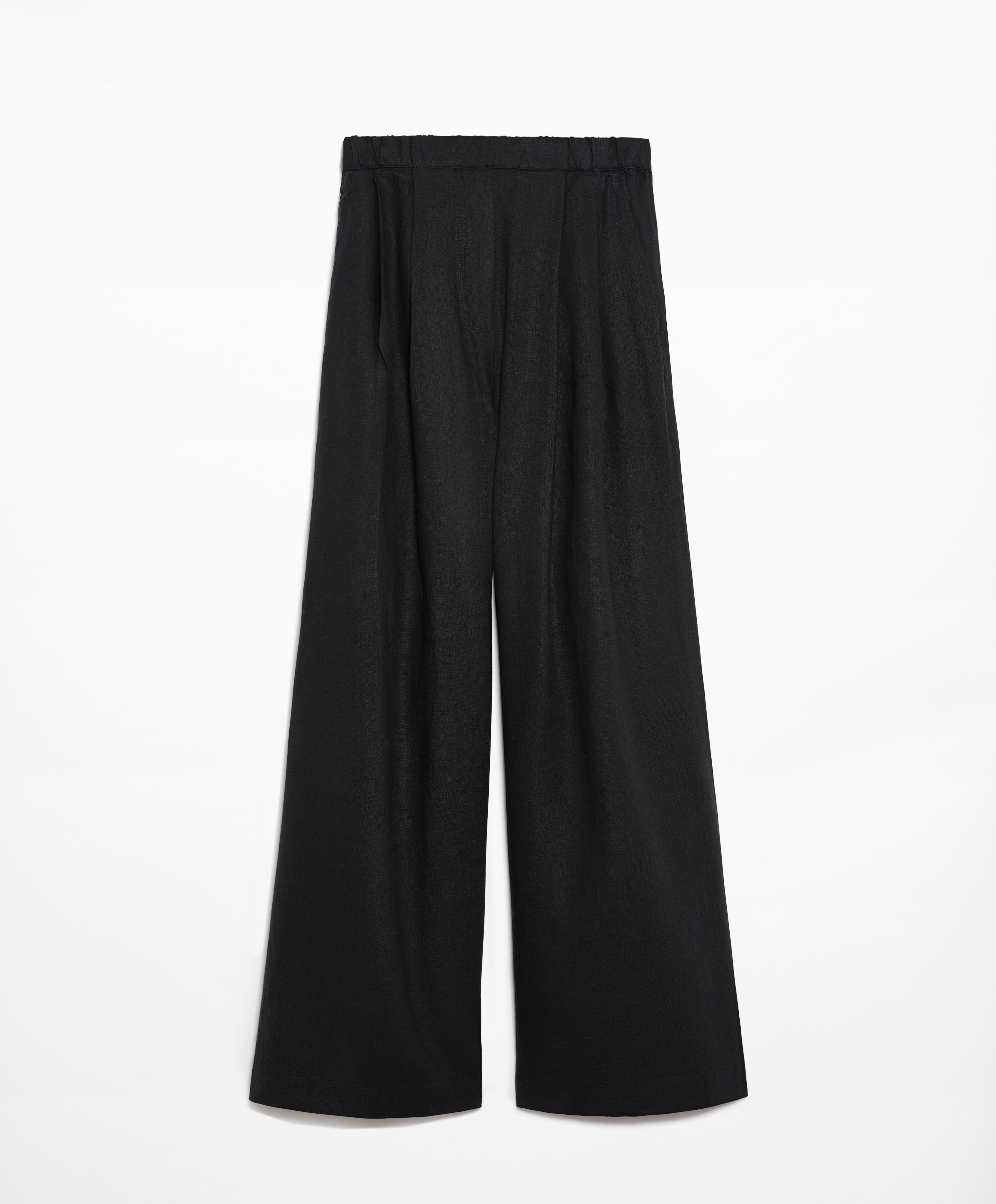 Tailored-fit 100% linen trousers