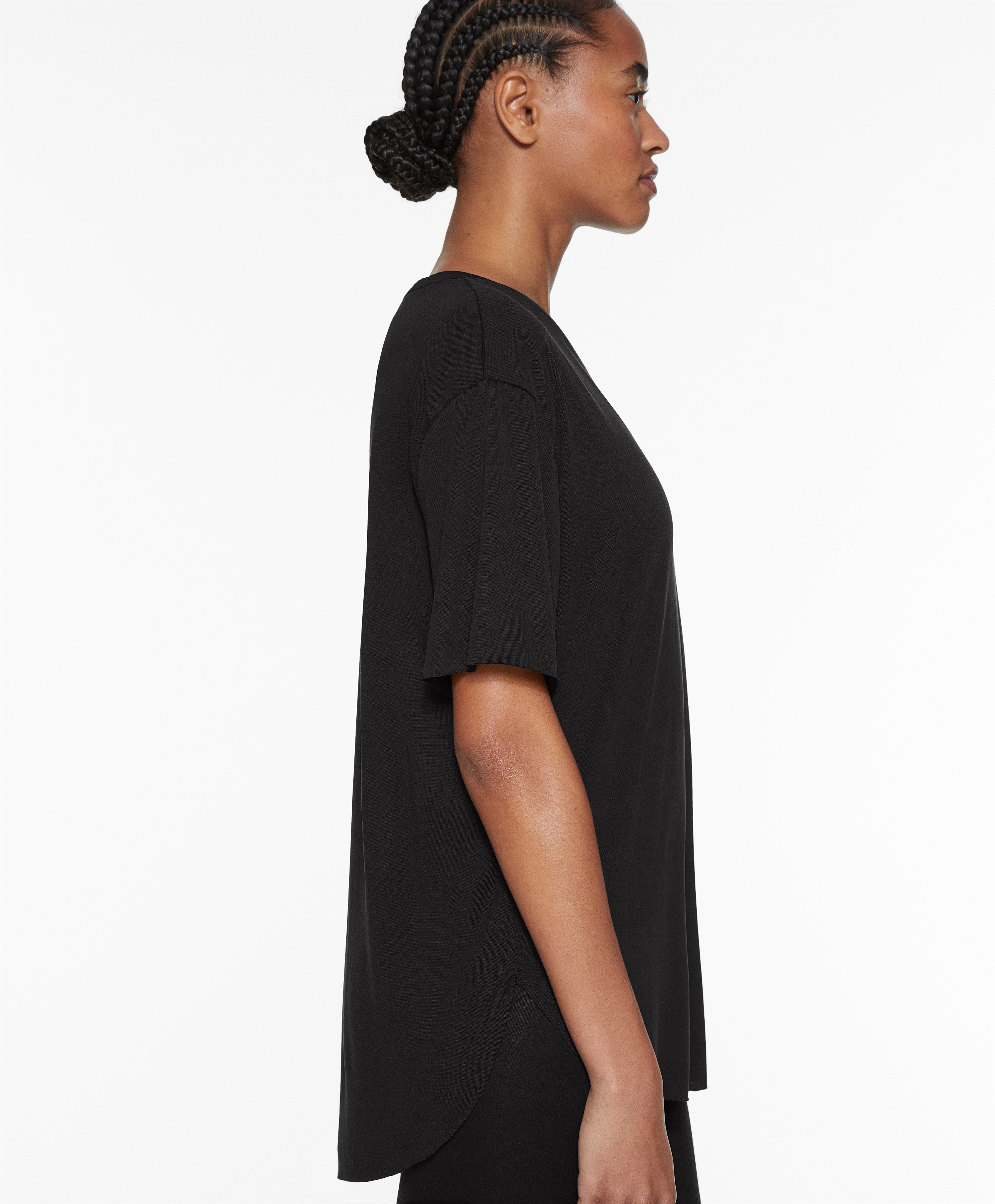 Modal blend short-sleeved T-shirt
