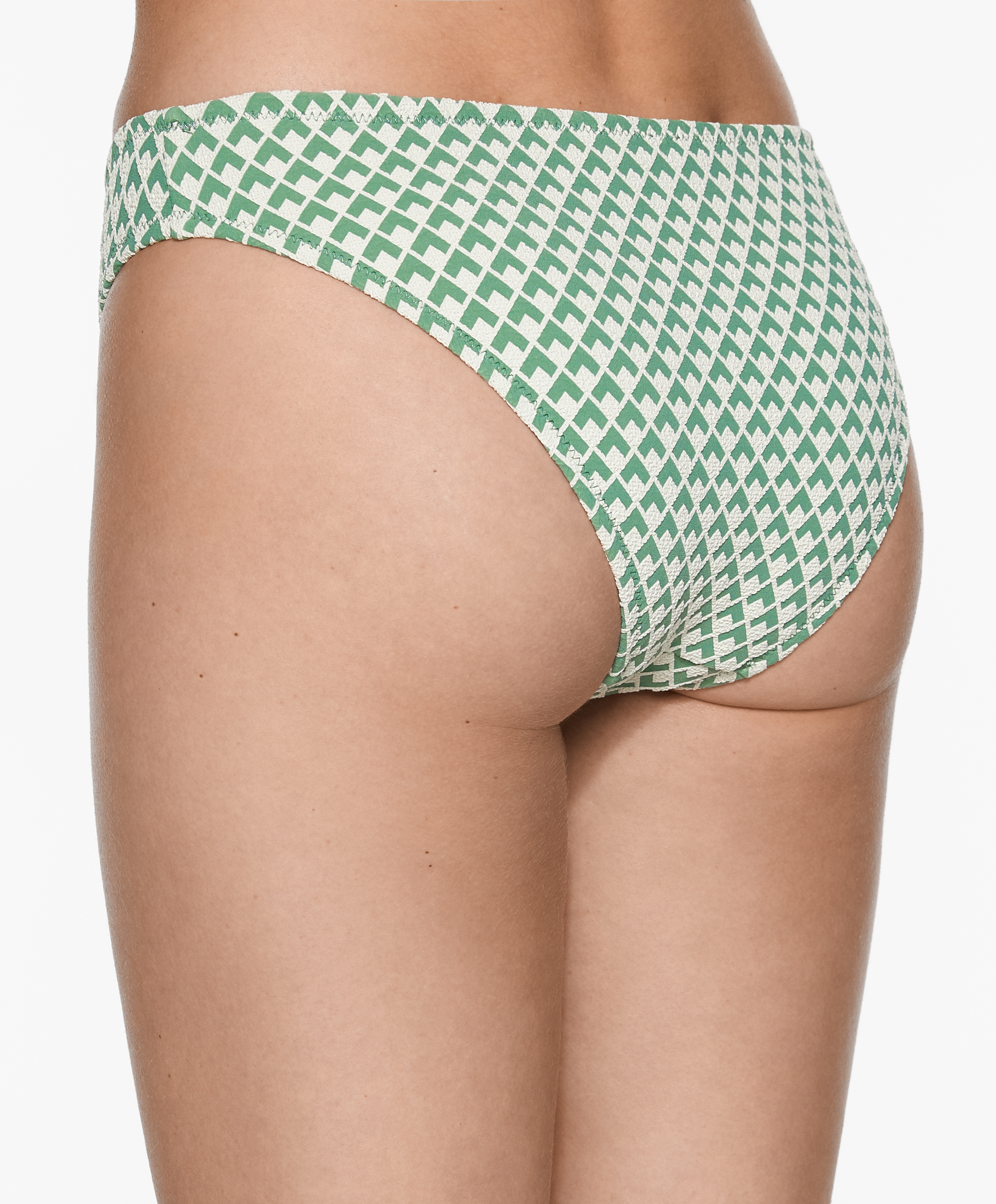 Geometric jacquard classic bikini briefs
