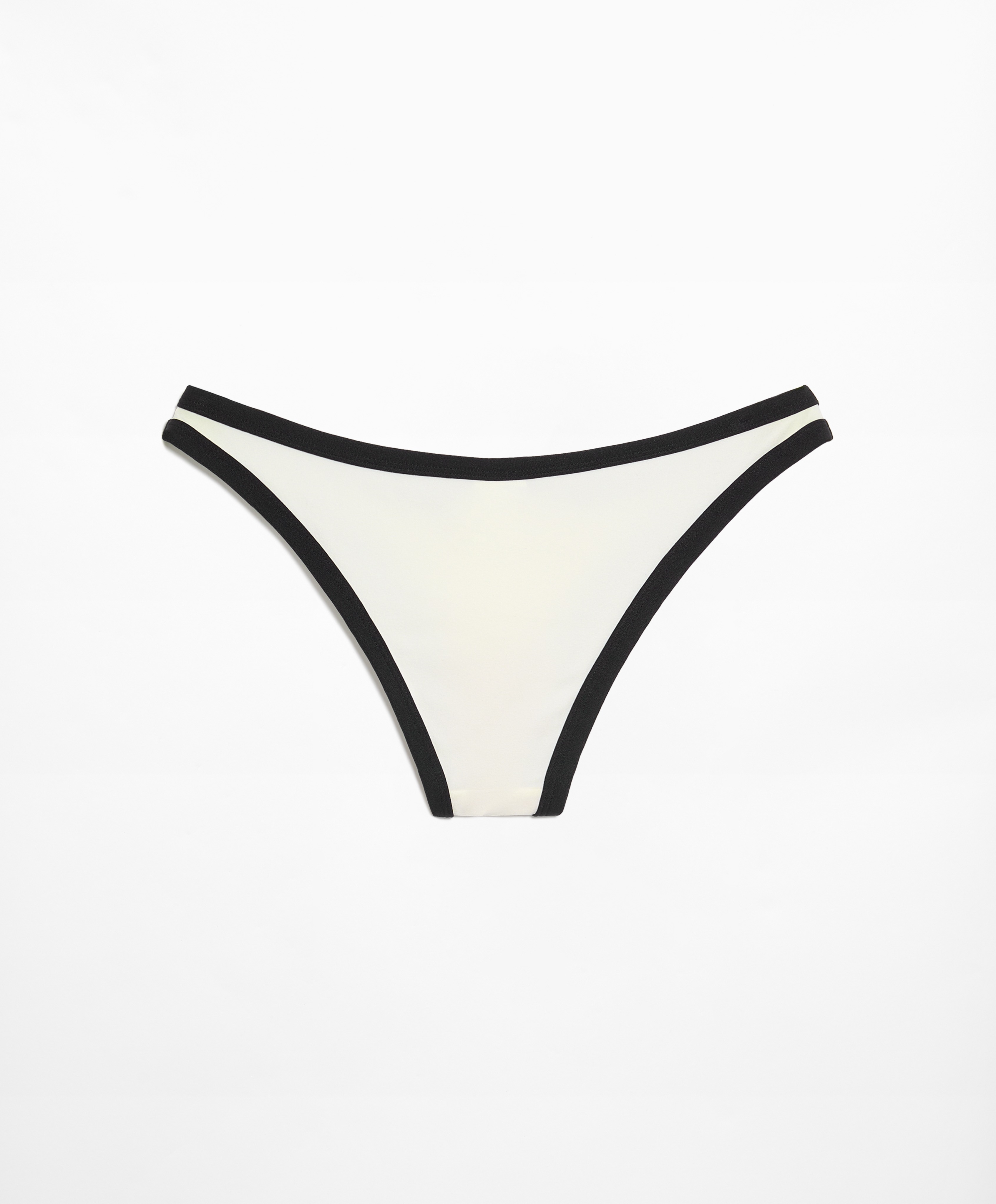 Contrast trim medium-coverage bikini briefs