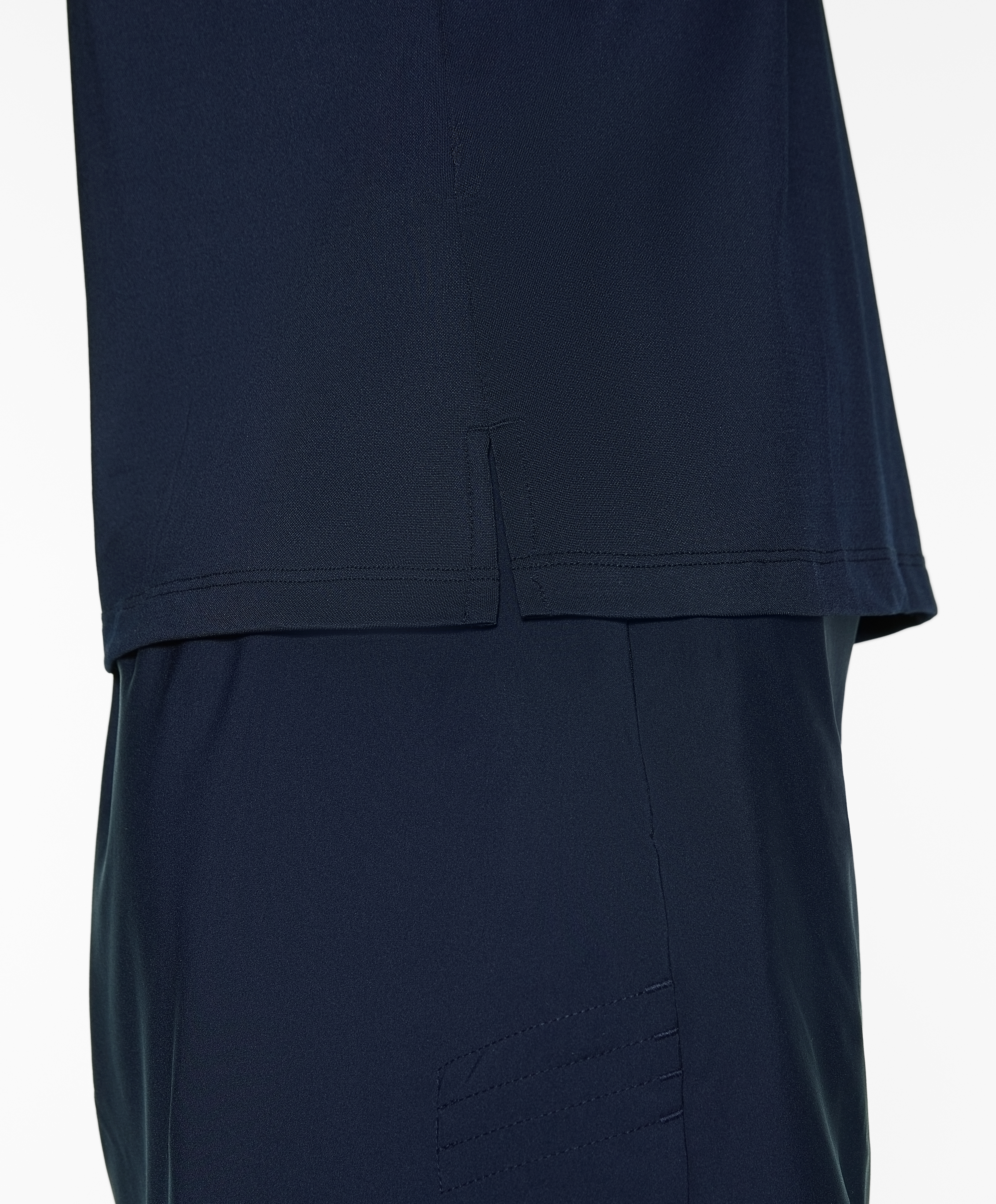 Short-sleeved technical polo shirt