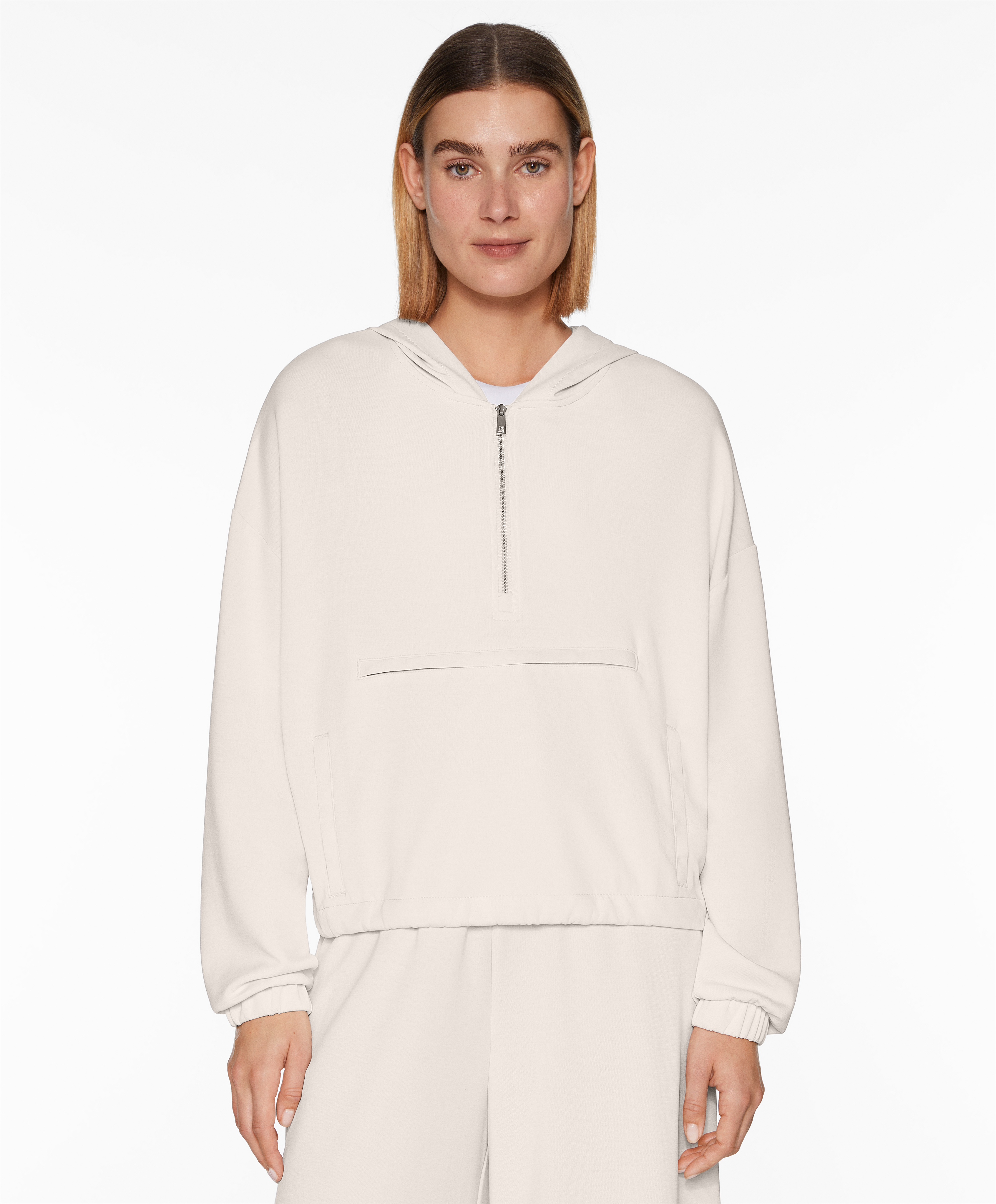 Pocket sweatshirt with modal