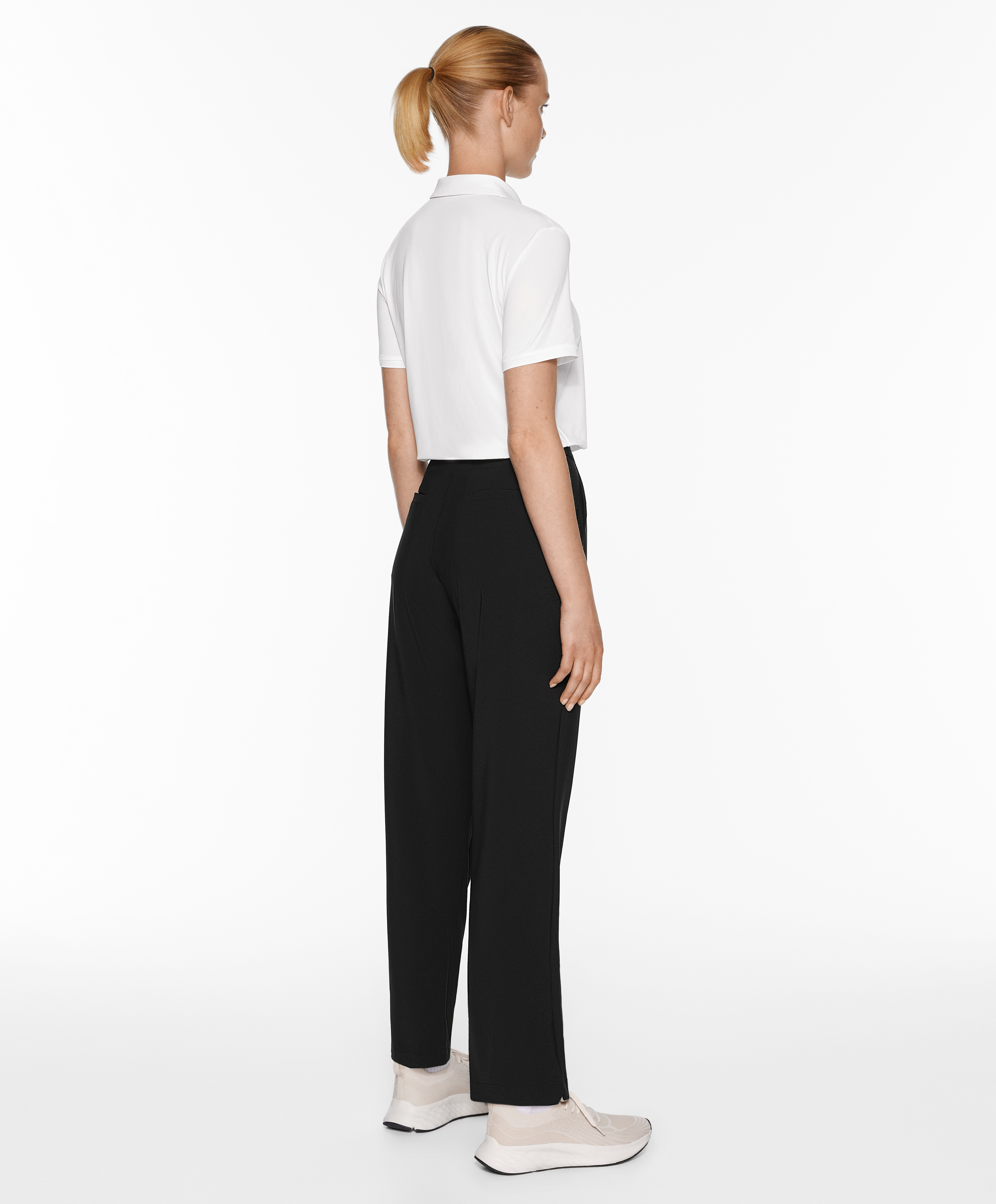 Straight-leg technical trousers