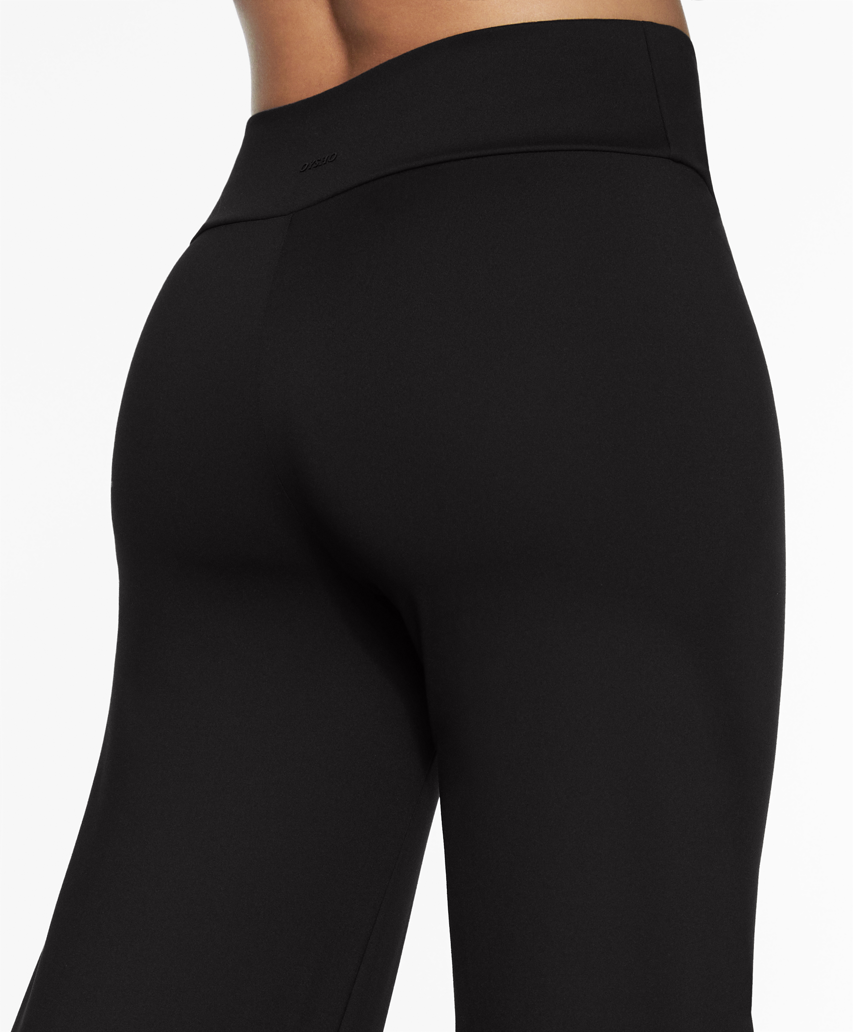 High-rise comfortlux straight-leg trousers