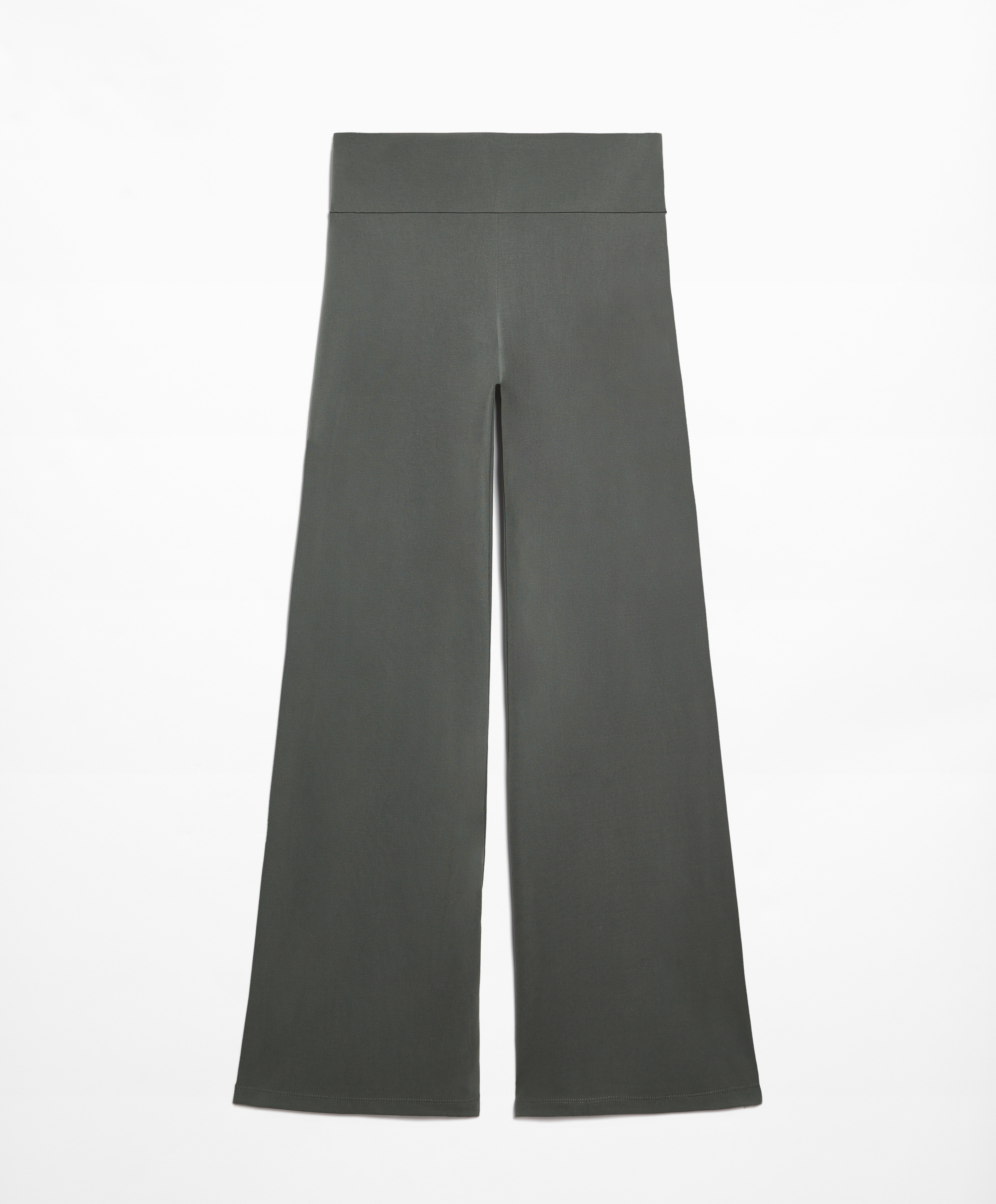 Modal blend flare trousers