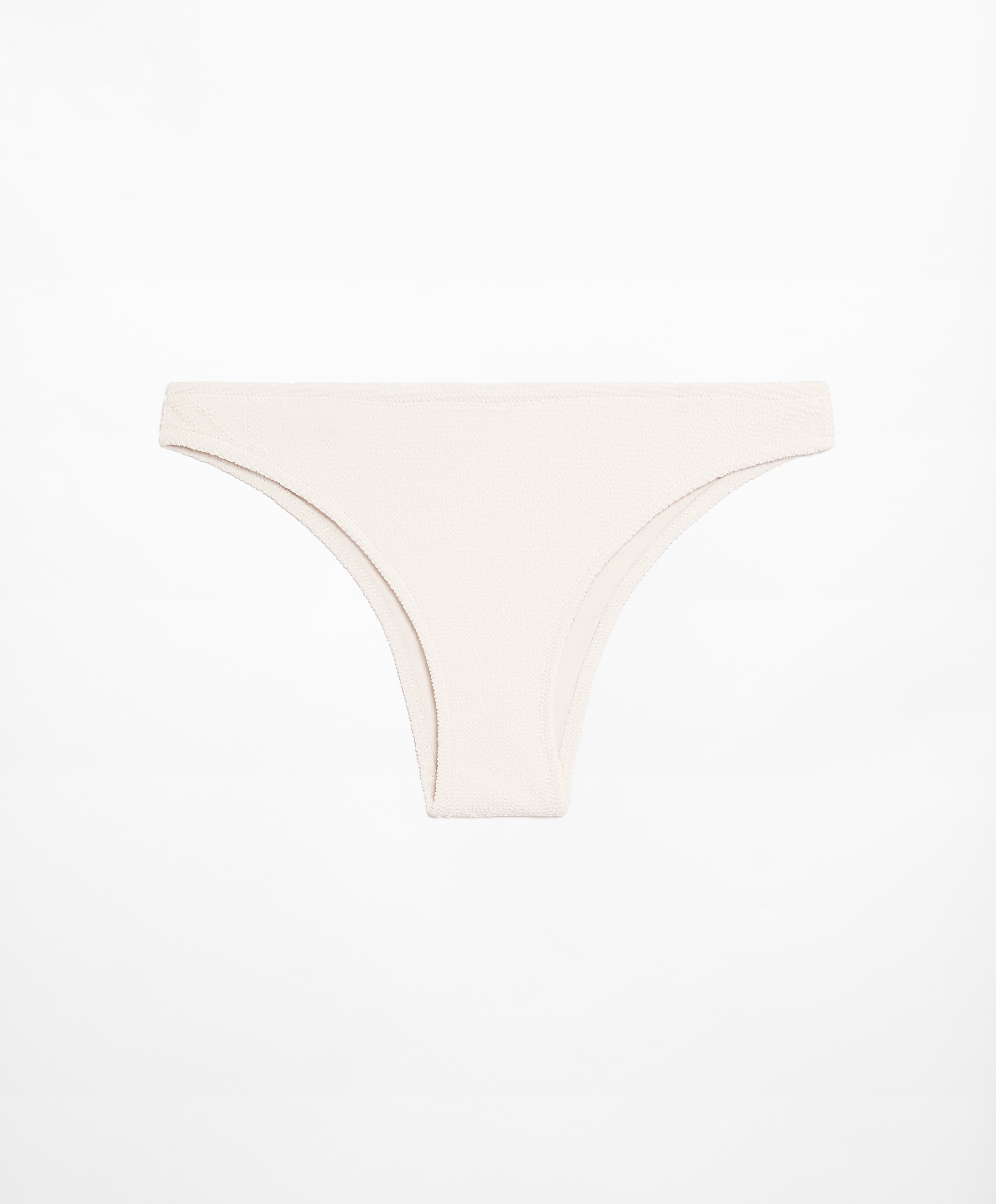 Medium-coverage crinkle bikini briefs