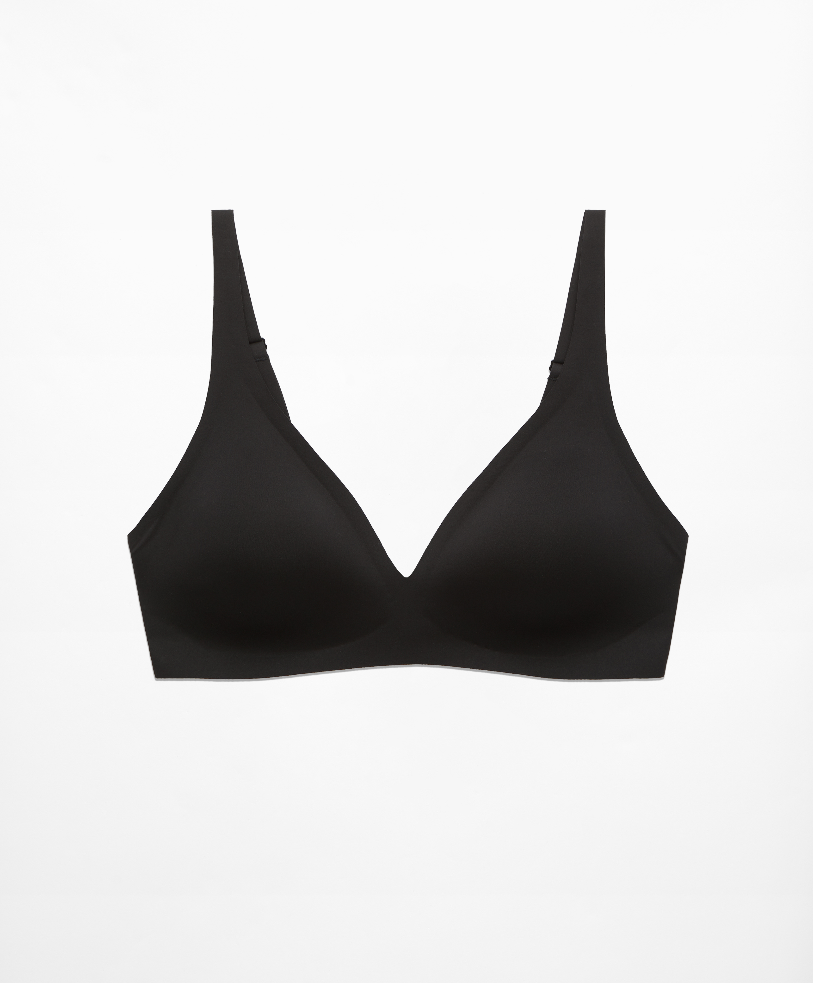 Invisible laser-cut halter bra