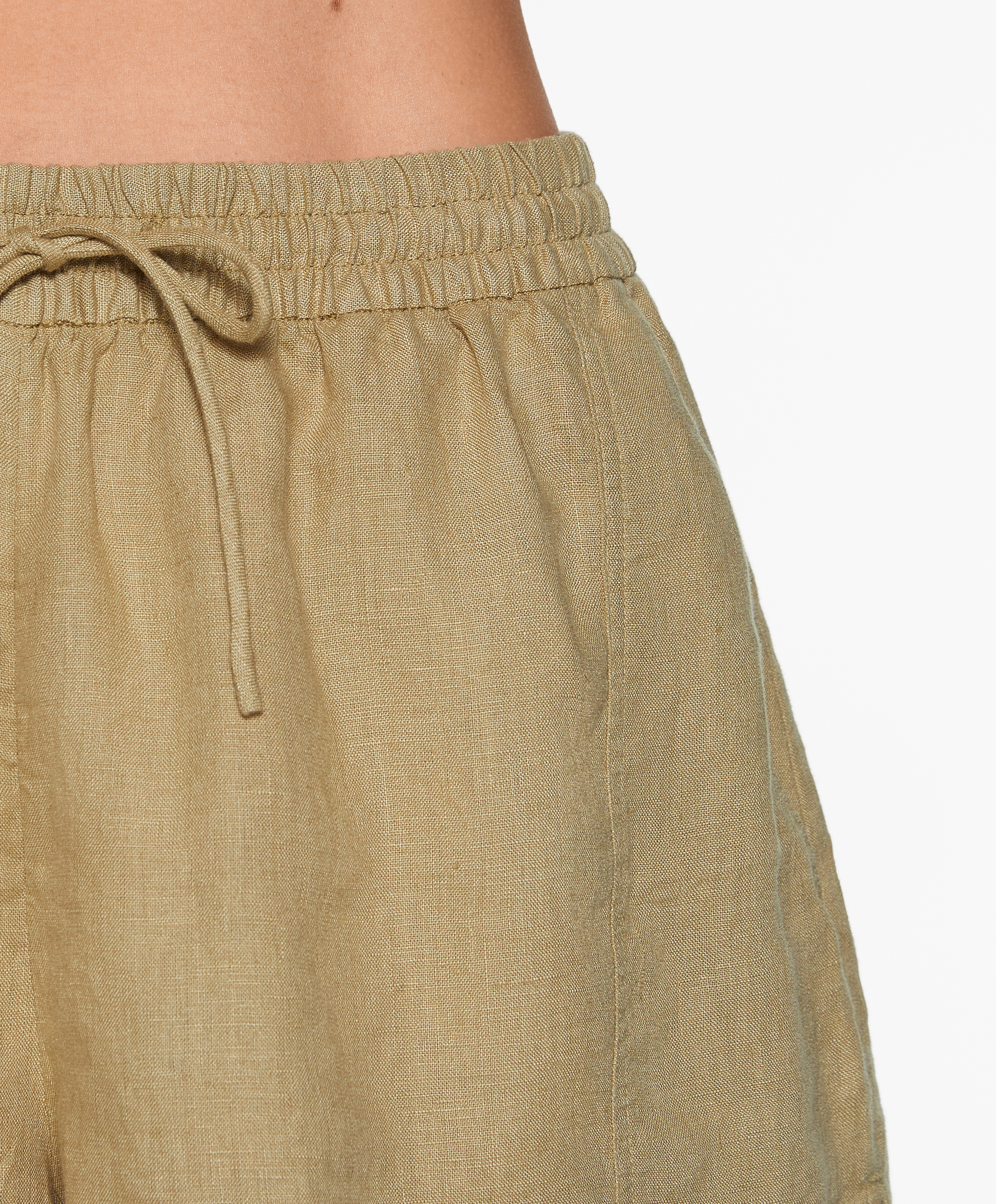100% linen shorts
